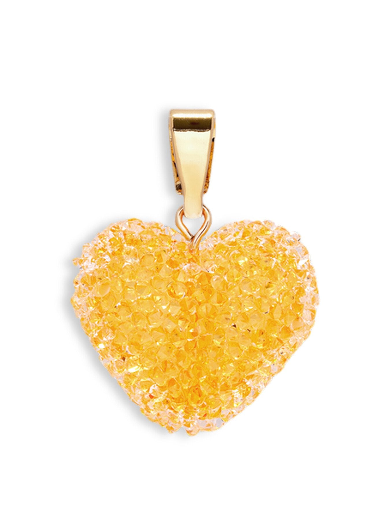 Jelly Heart Pendant Charm