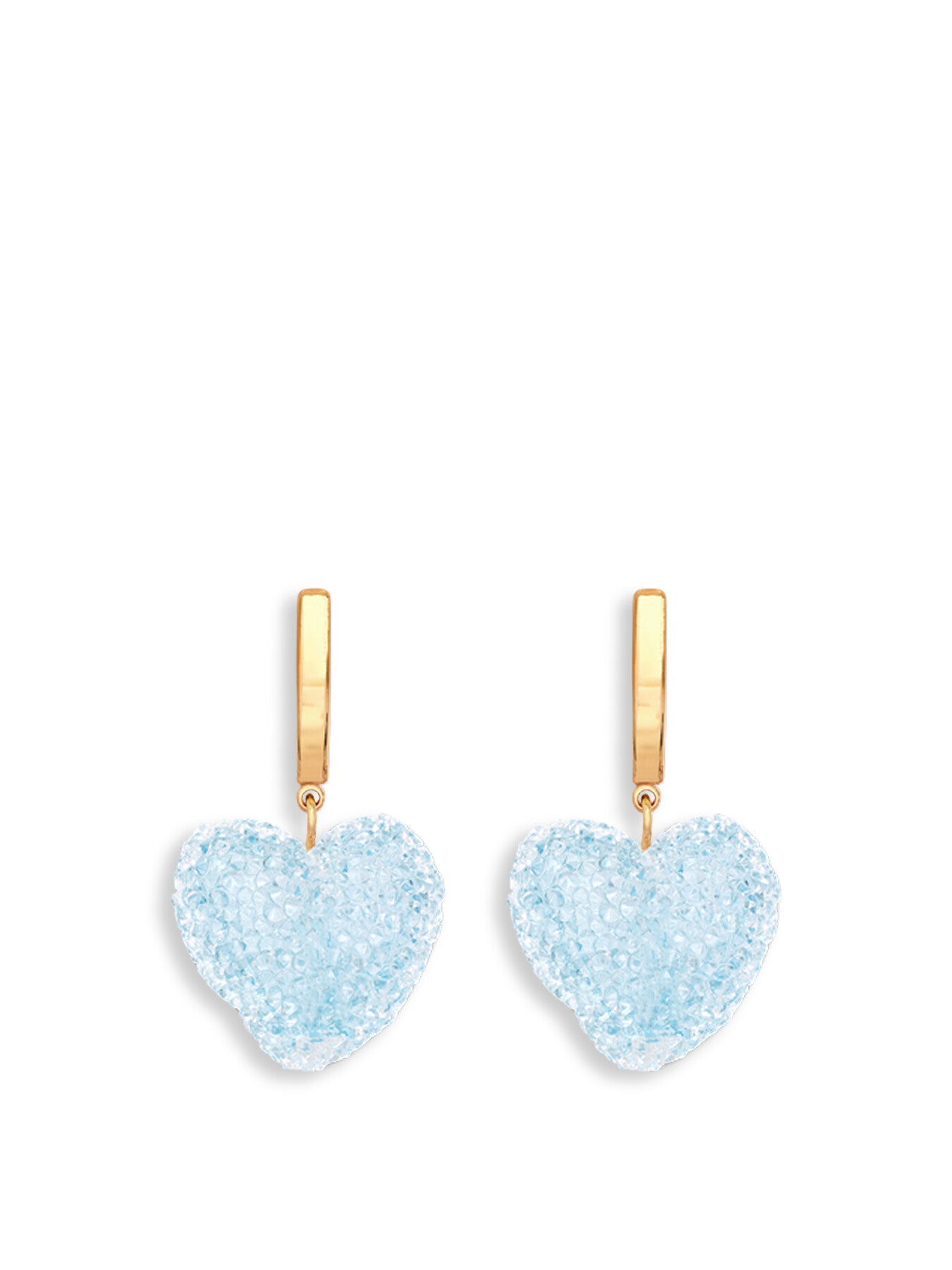 Jelly Heart Hoop Earrings