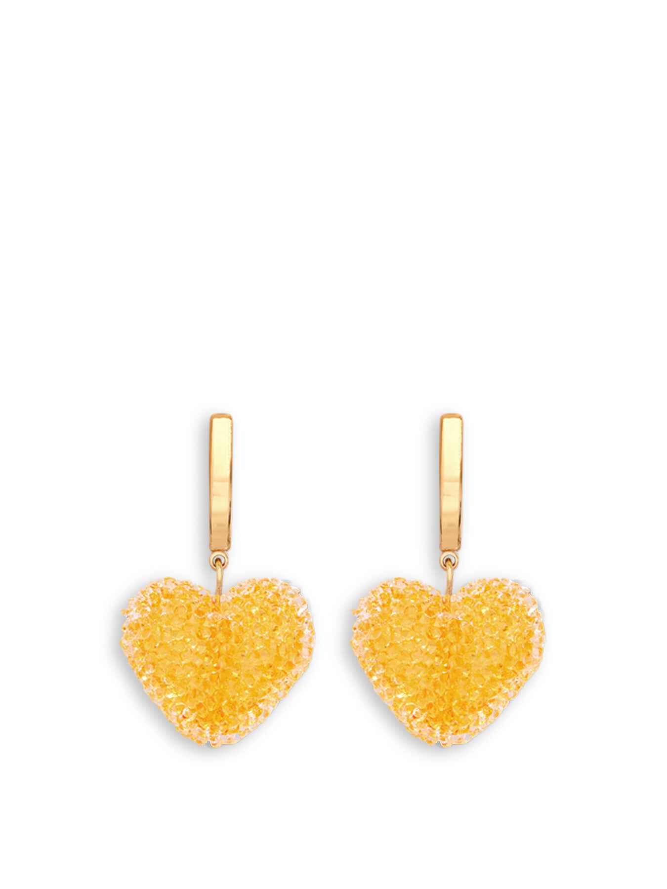 Jelly Heart Hoop Earrings