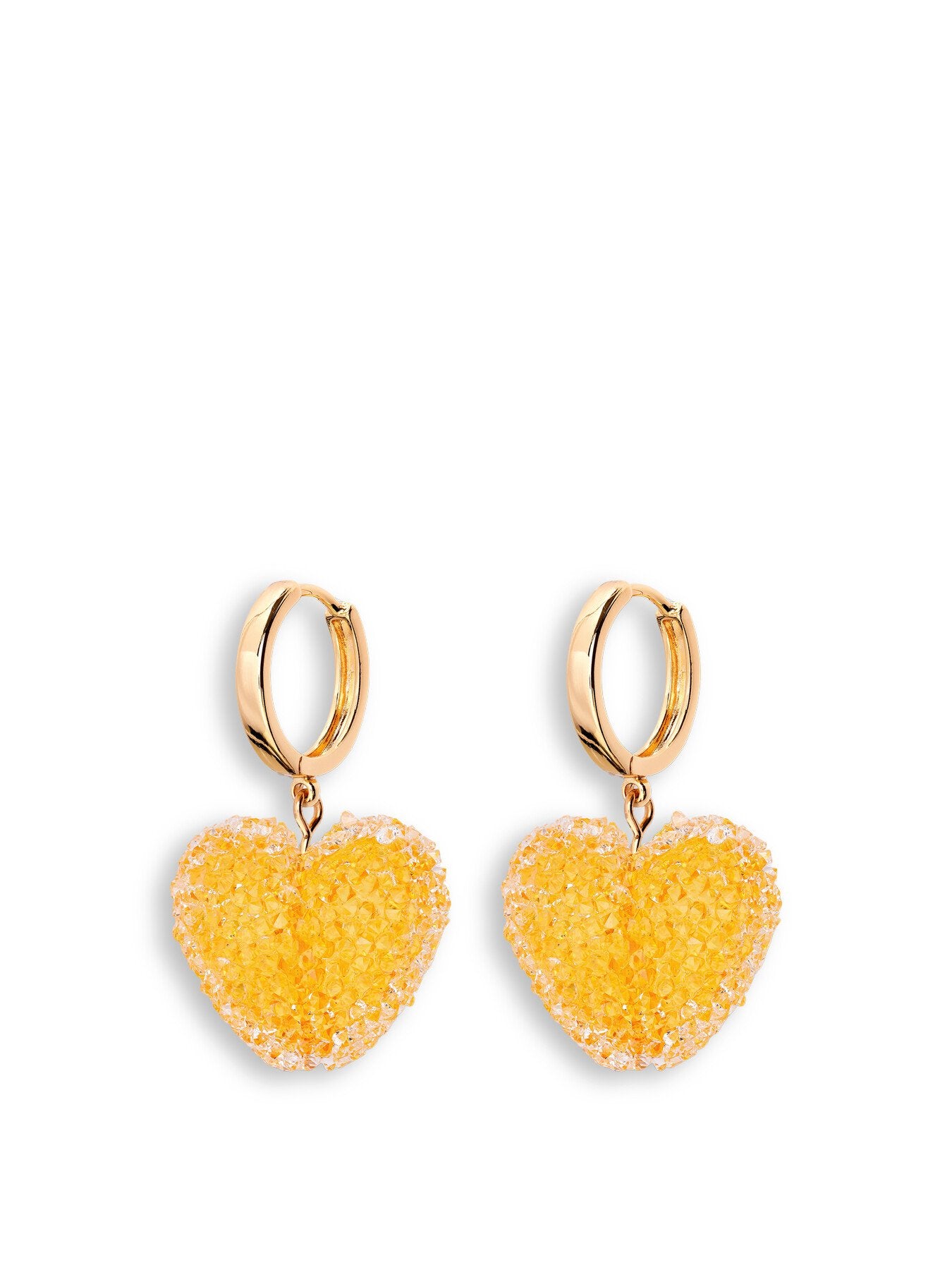 Jelly Heart Hoop Earrings