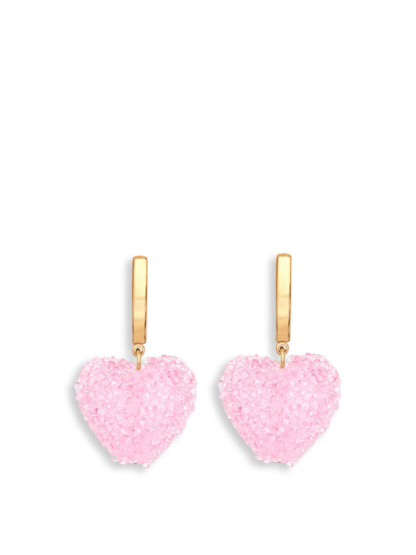Jelly Heart Hoop Earrings