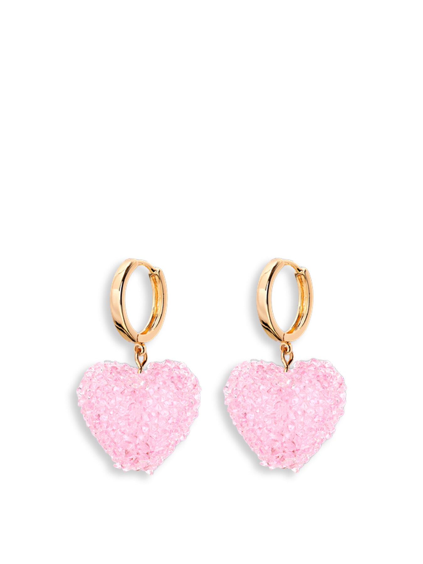 Jelly Heart Hoop Earrings