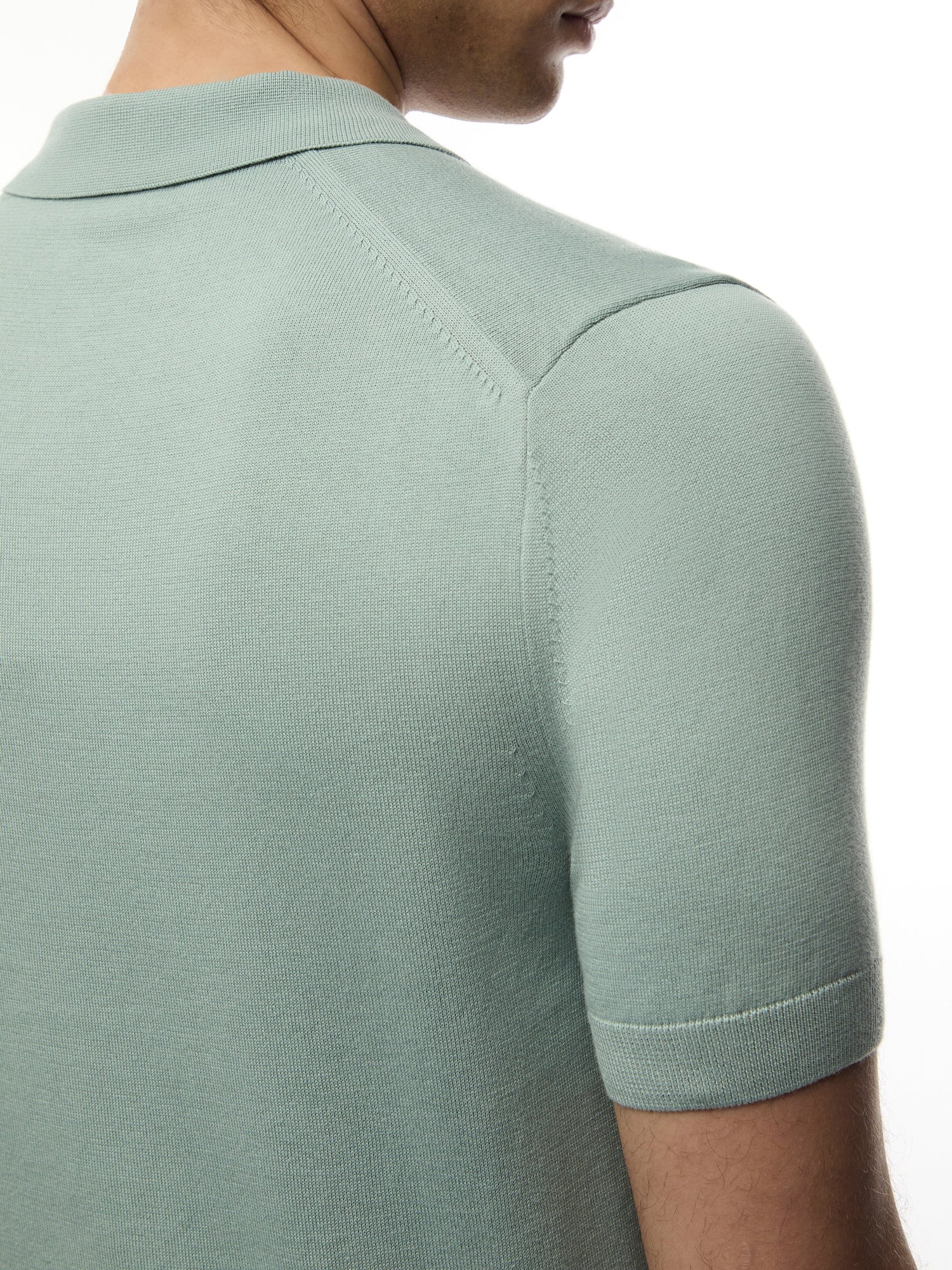 Knitted Short Sleeve Polo Shirt
