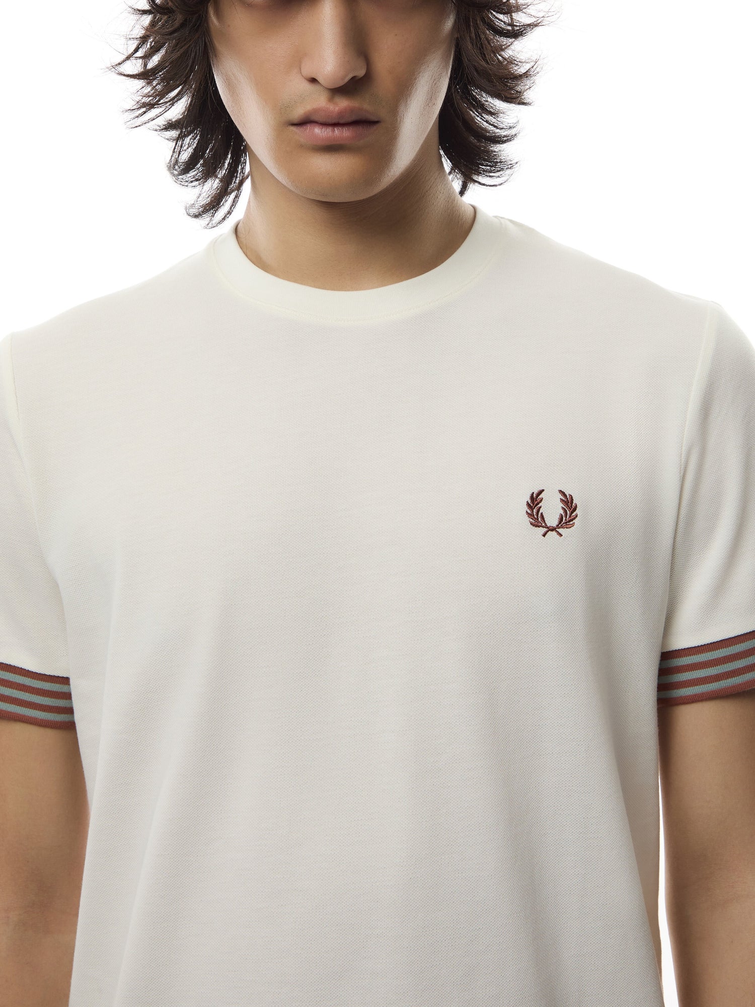 Striped Cuff T-Shirt