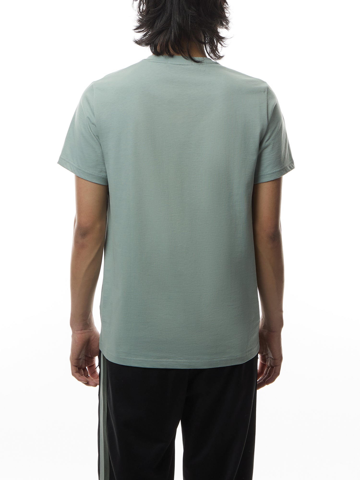 Textured Laurel Wreath Logo T Shirt