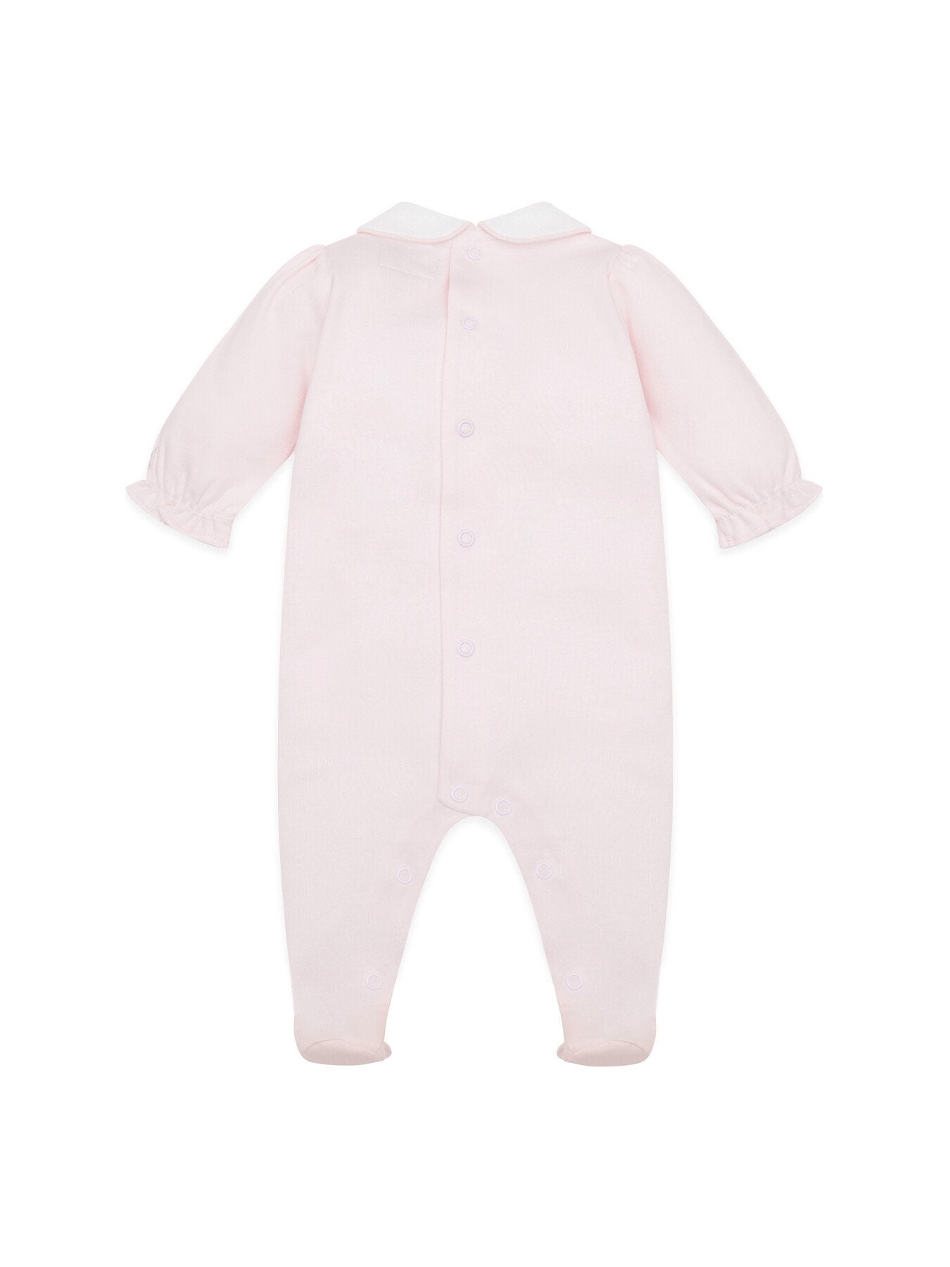 Jenna Baby Girls Heart Embroidery Babygrow