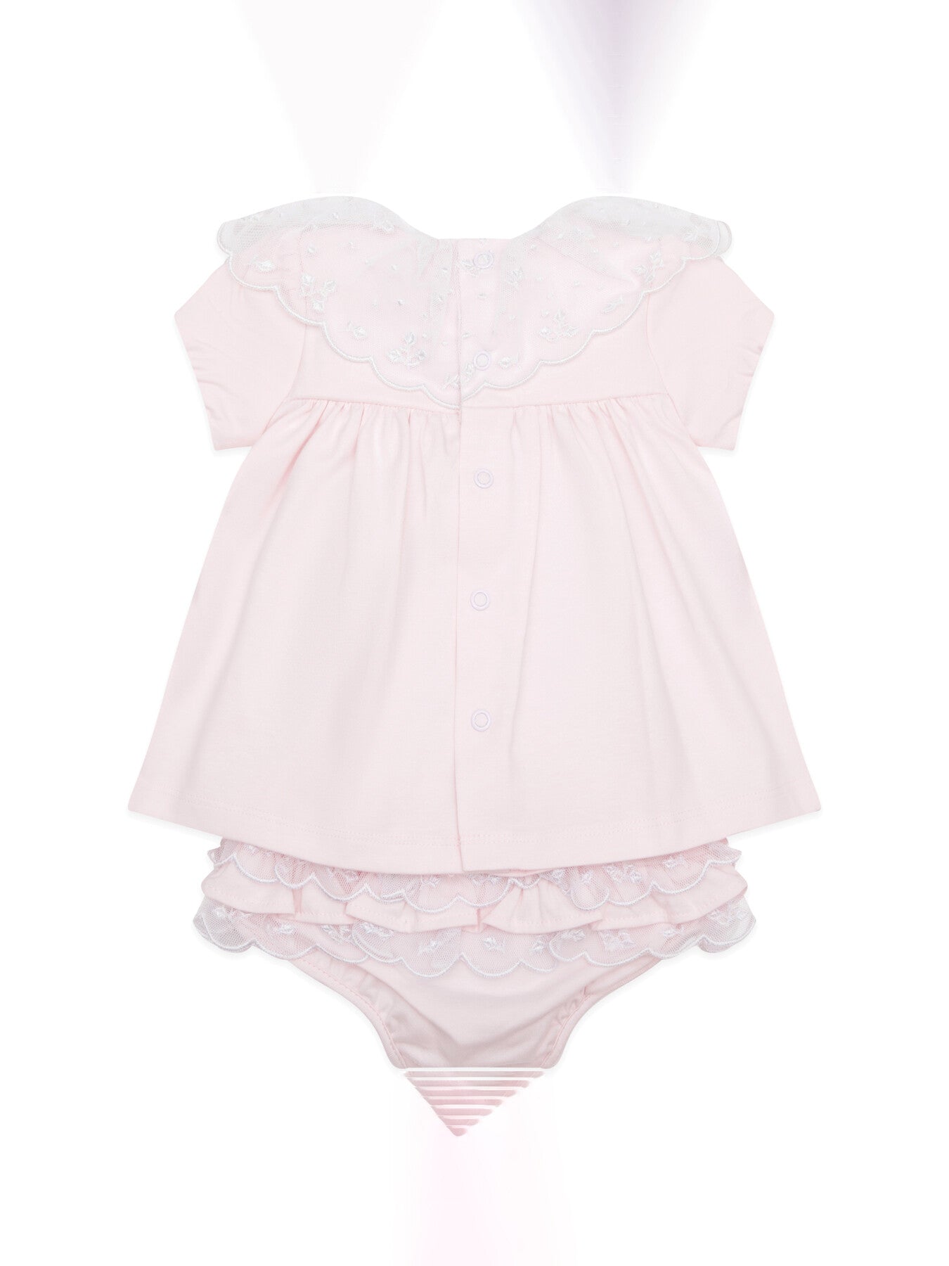 Janais Girls Dress and Frilly Knicker Set
