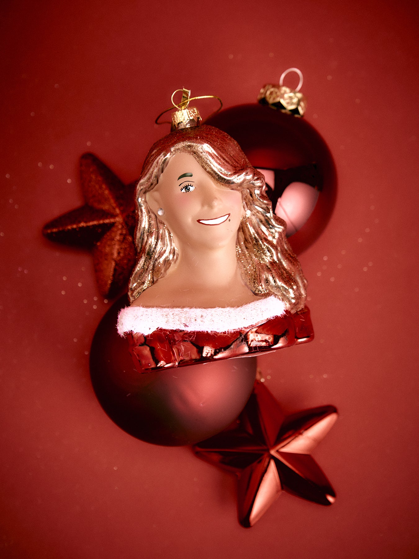 All I Want for Christmas is You Red Mariah Carey Christmas Tree Hanging Decoration