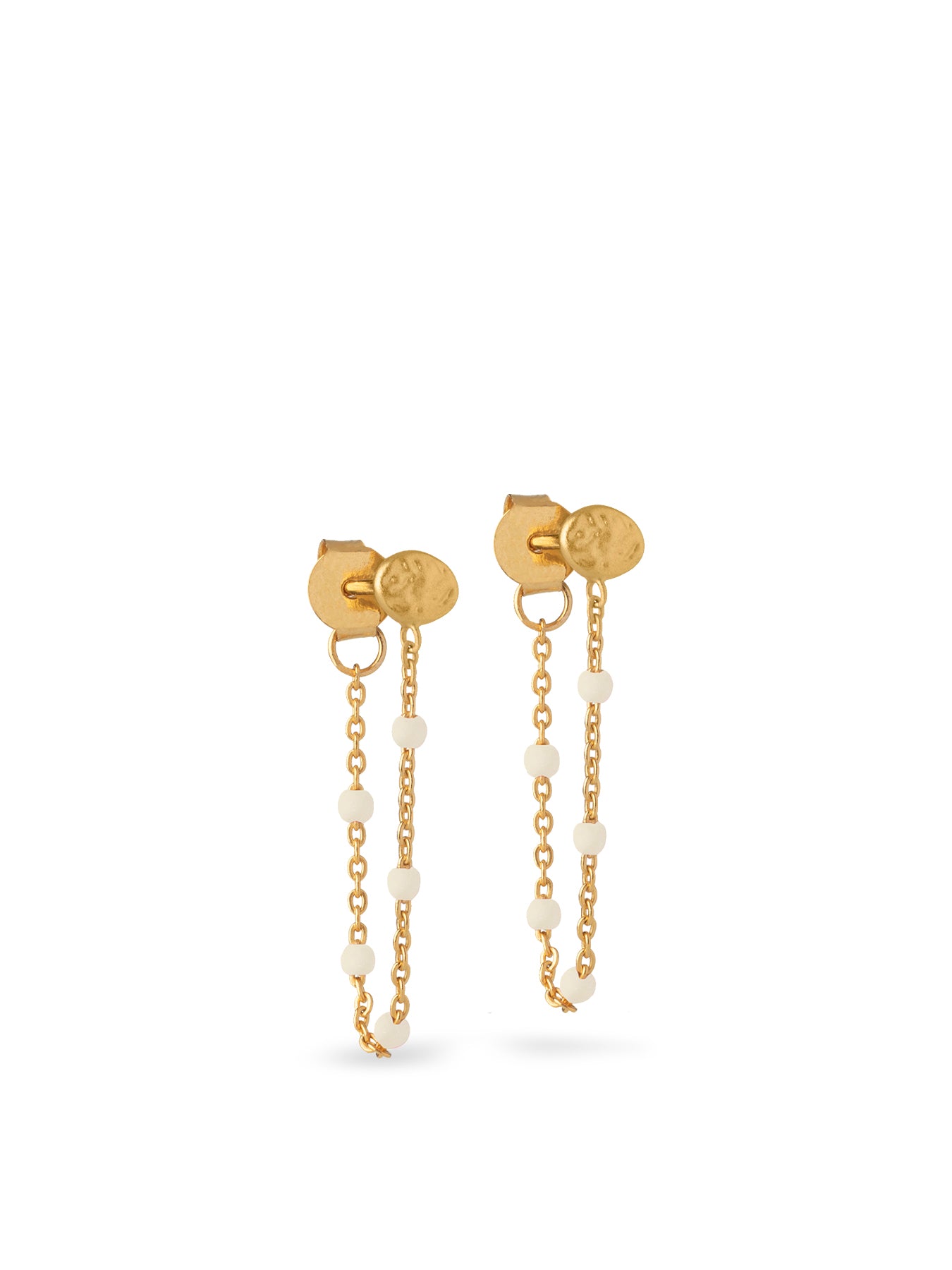 Lola 18ct Gold-Plated Recycled Sterling Silver Earrings Daisy