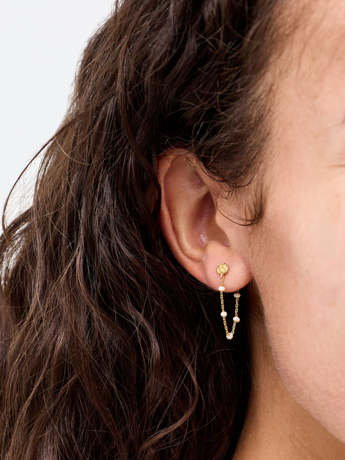 Lola 18kt Gold Plated Sterling Silver Earrings Daisy