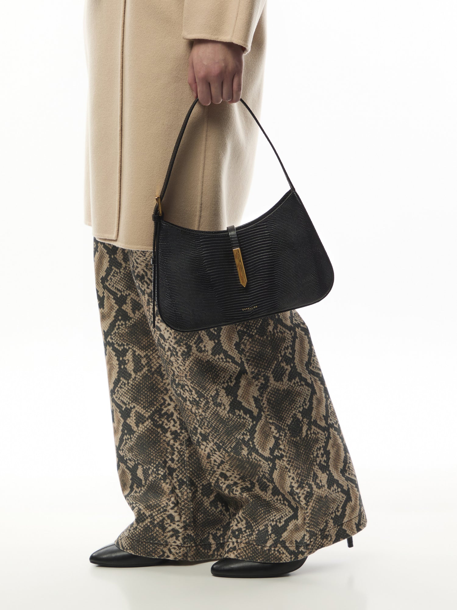 Tokyo Lizard Effect Shoulder Bag