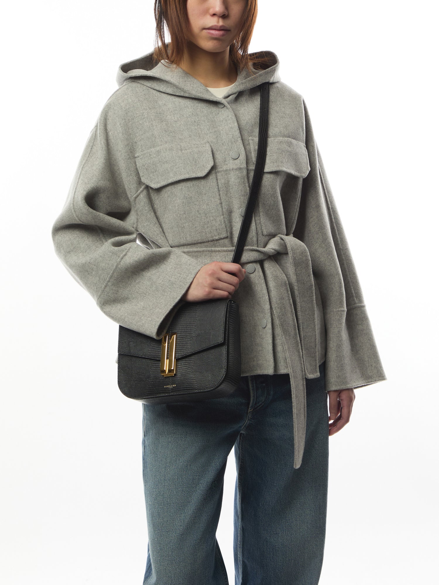 Vancouver Lizard Effect Crossbody