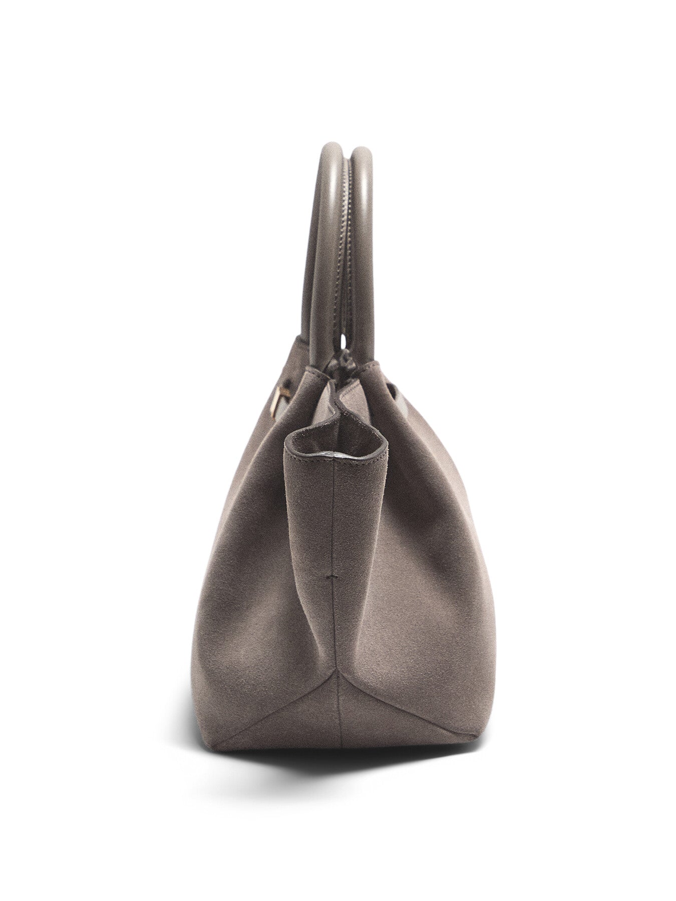 Suede Midi New York Tote Bag