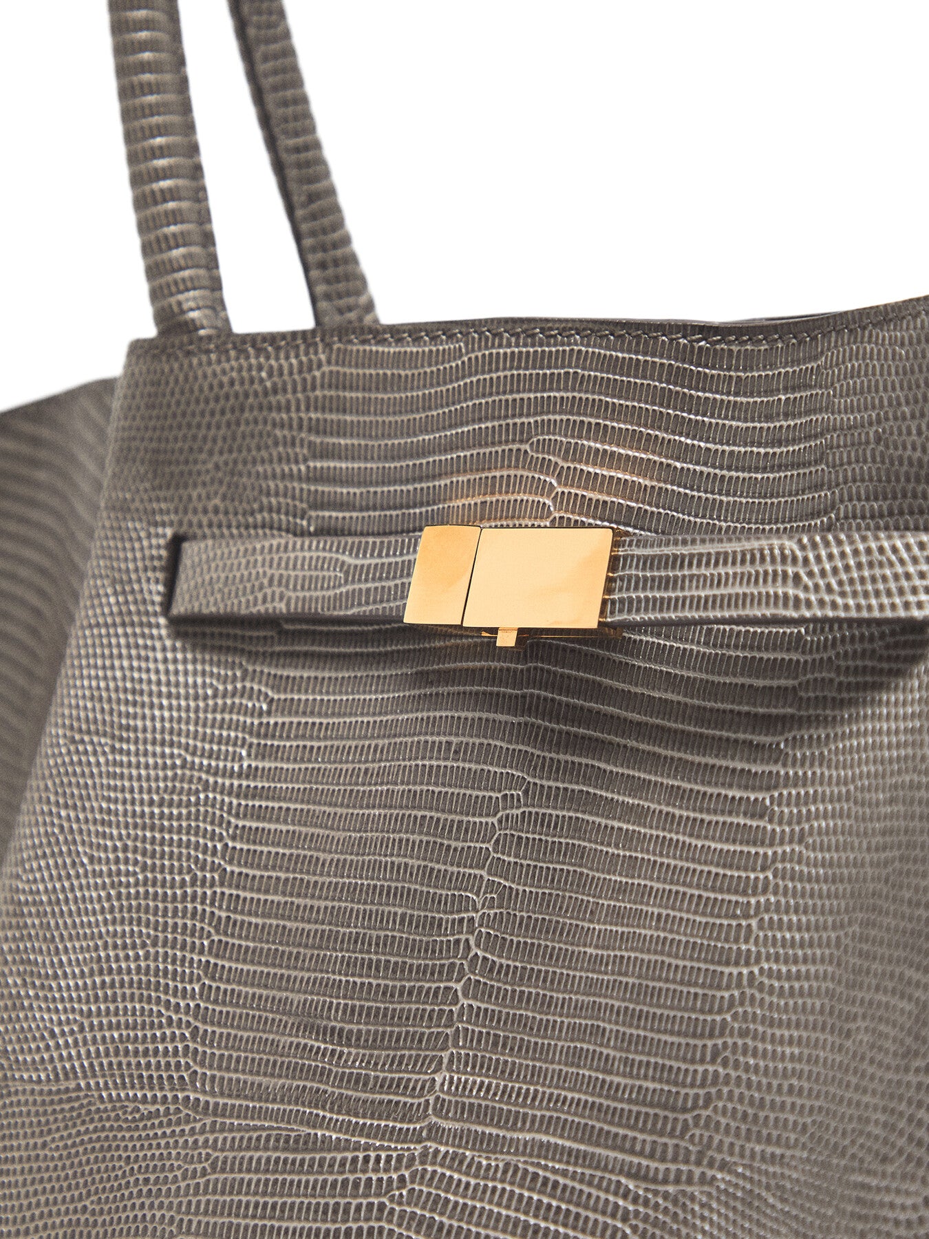 New York Lizard Effect Tote Bag