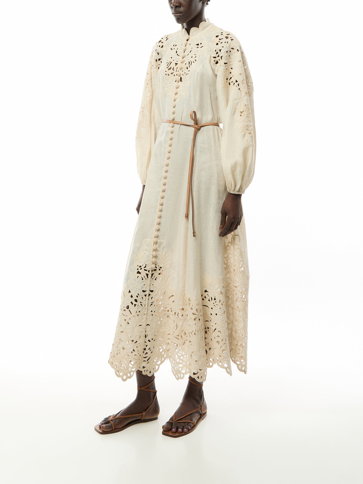 Wylie Embroidered Billow Dress