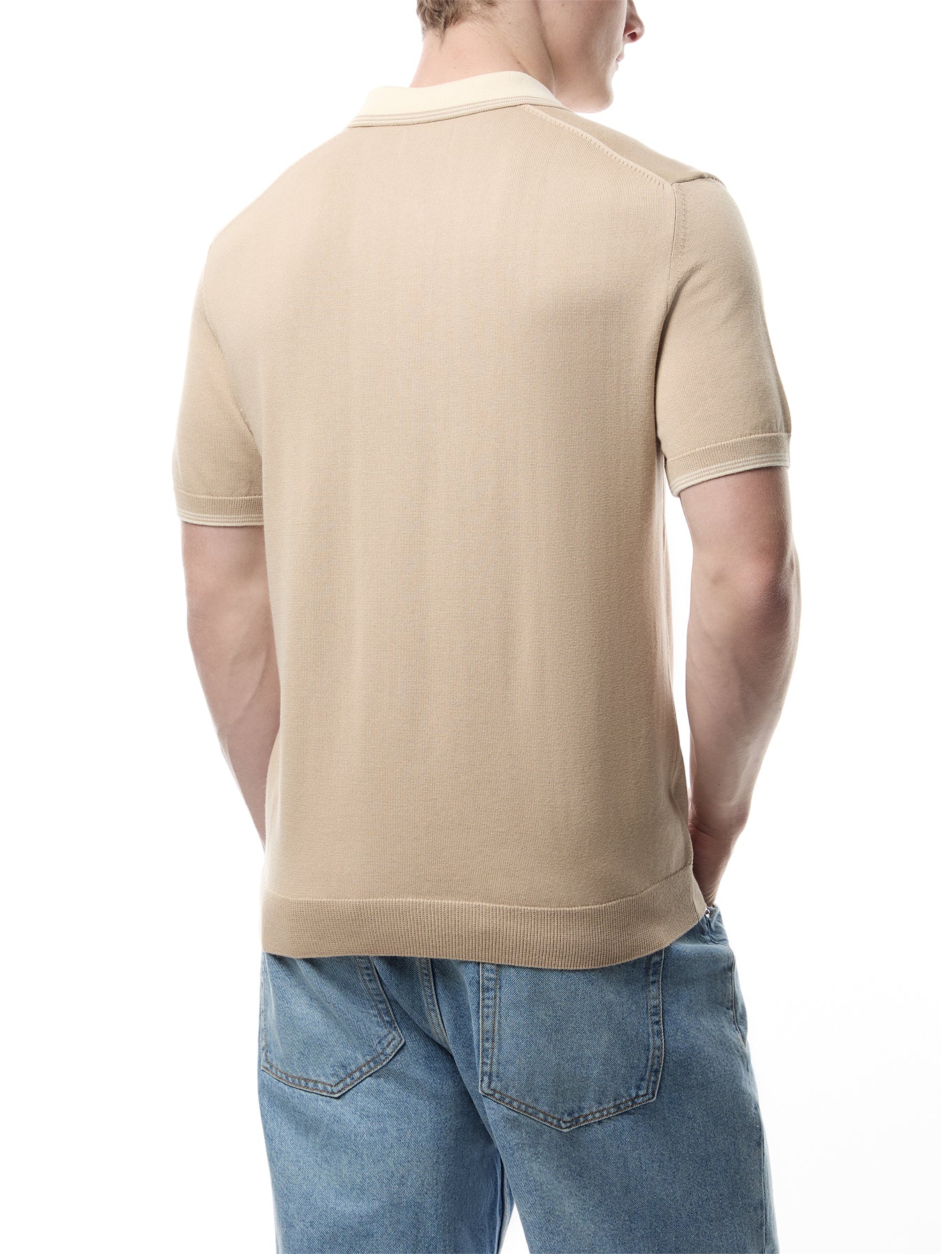 Modal Blend Knitted Polo