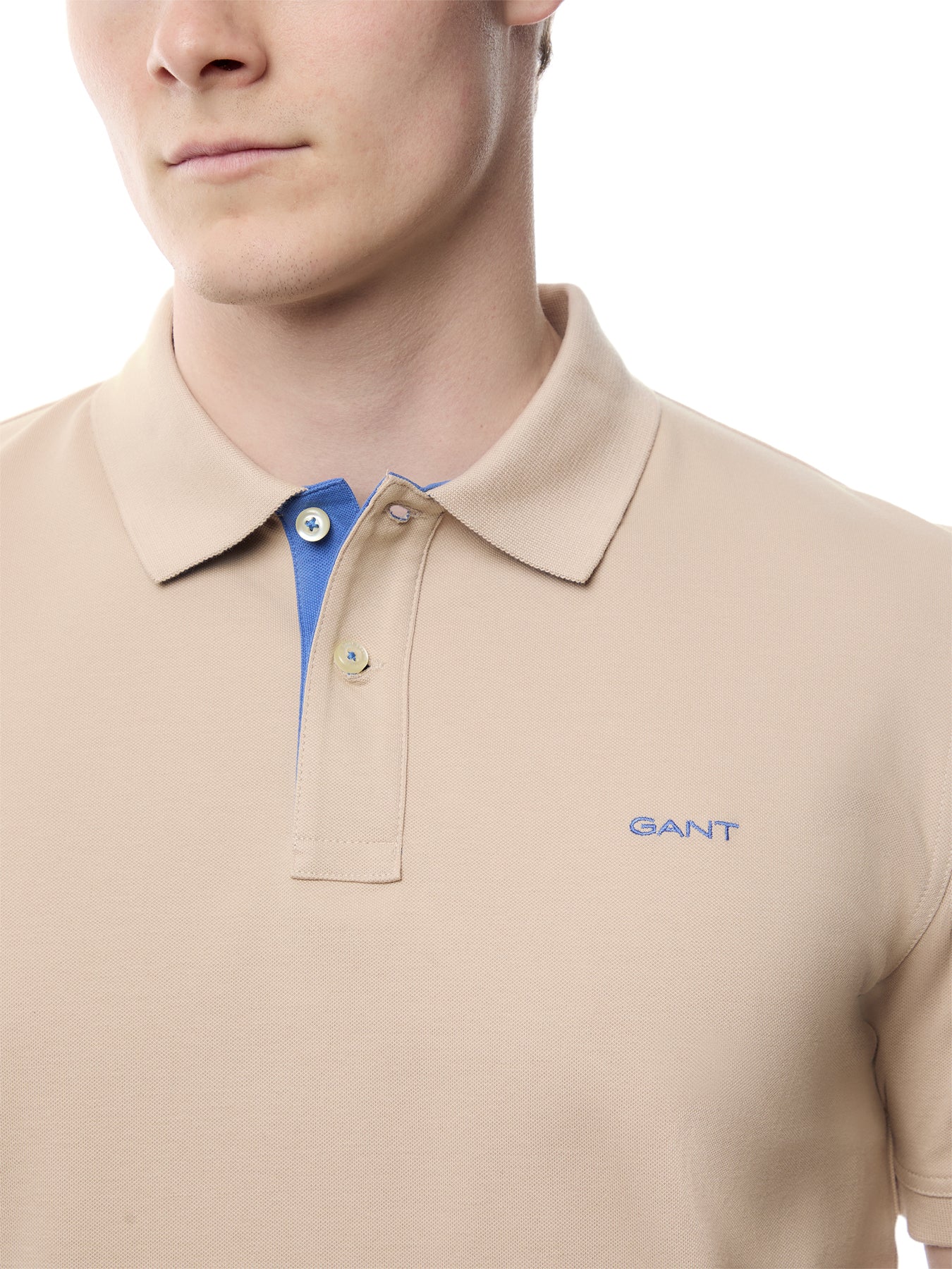 Contrast Piqué Polo Shirt