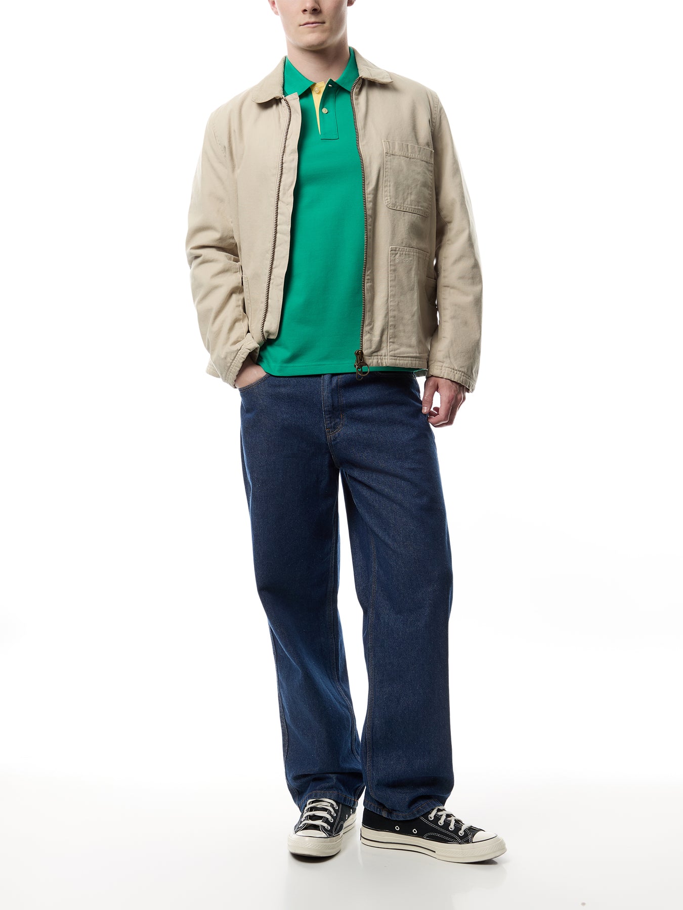 Contrast Piqué Polo Shirt