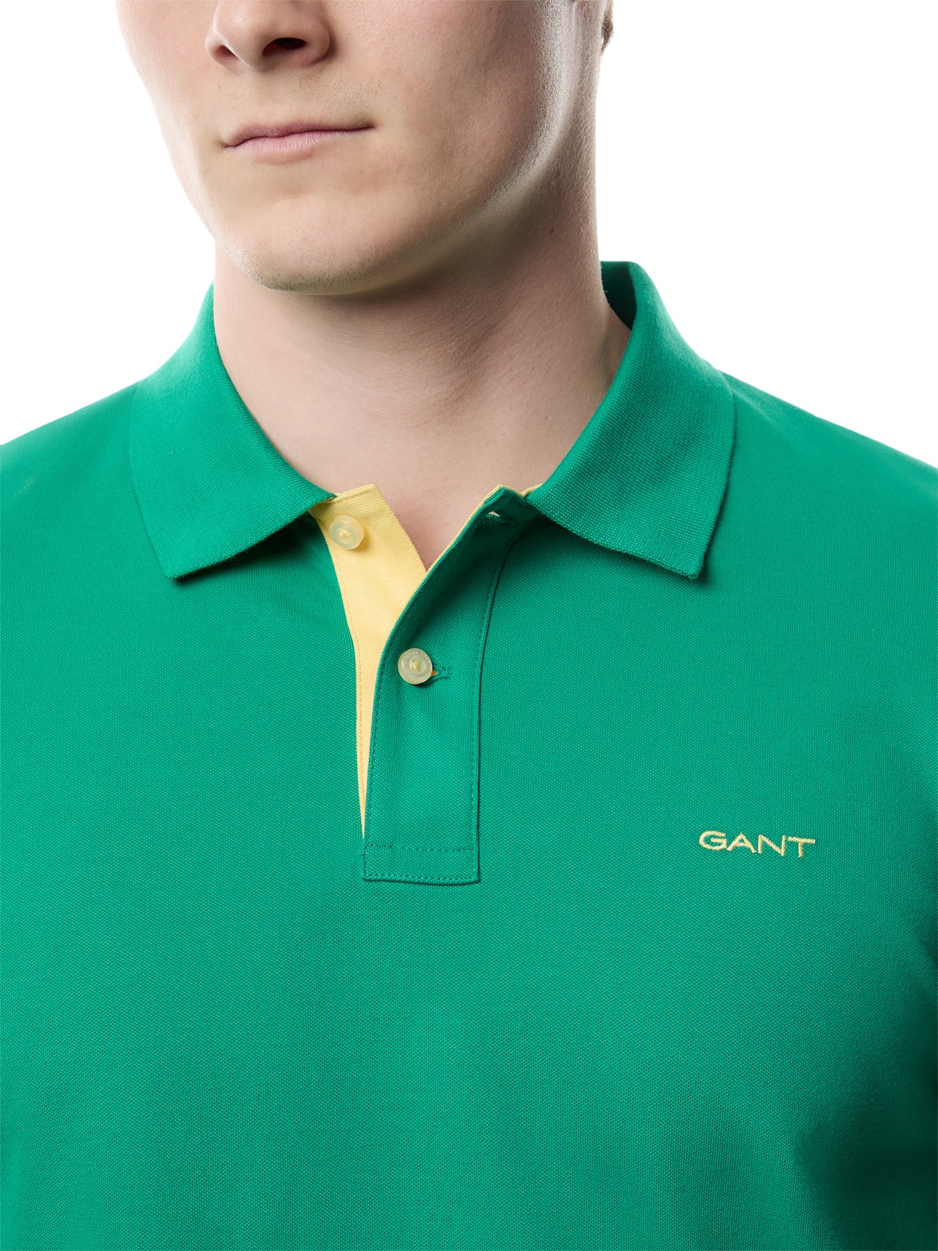 Contrast Piqué Polo Shirt