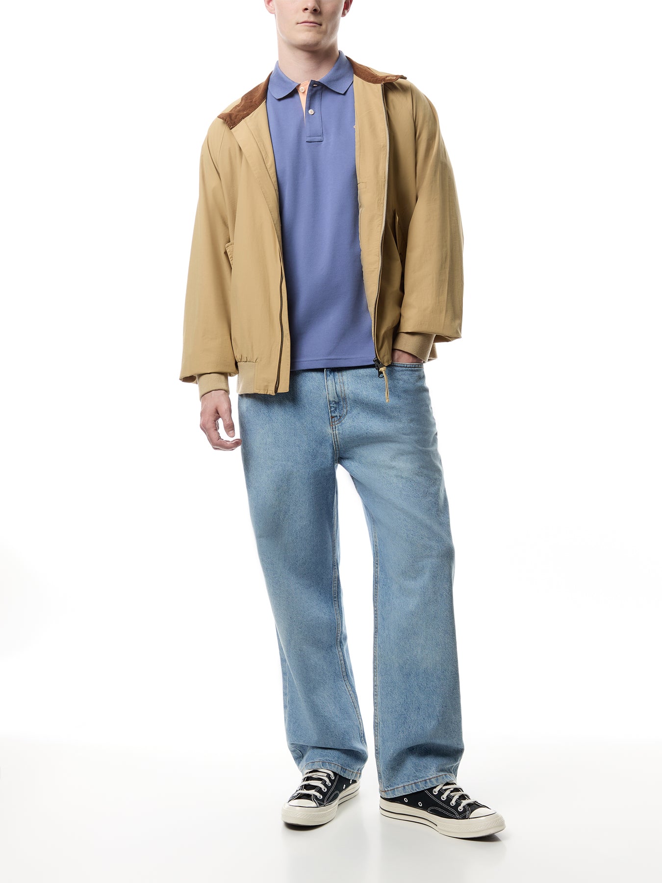 Contrast Piqué Polo Shirt