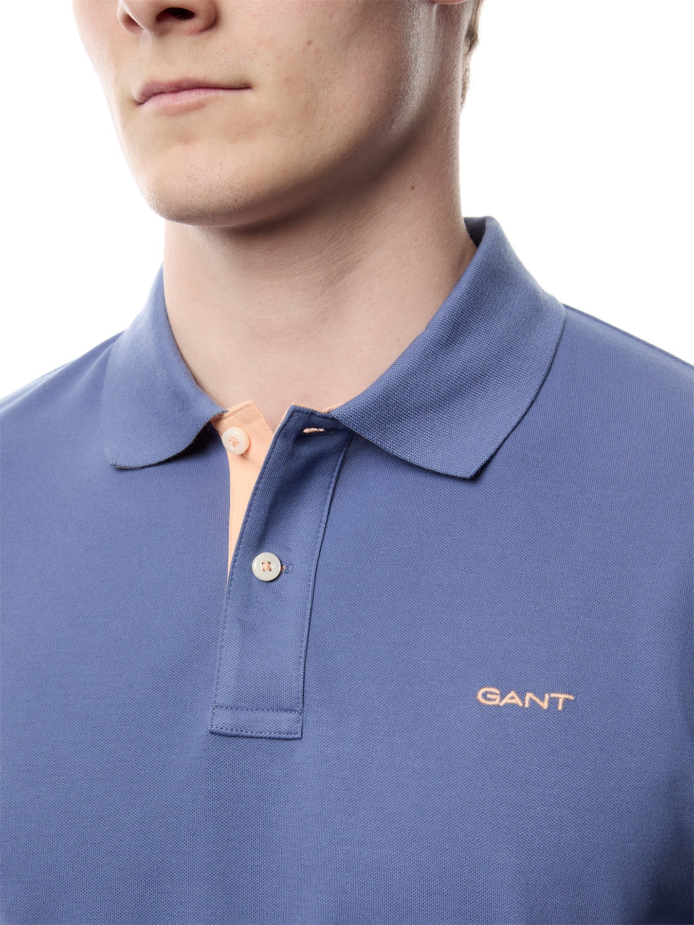 Contrast Piqué Polo Shirt