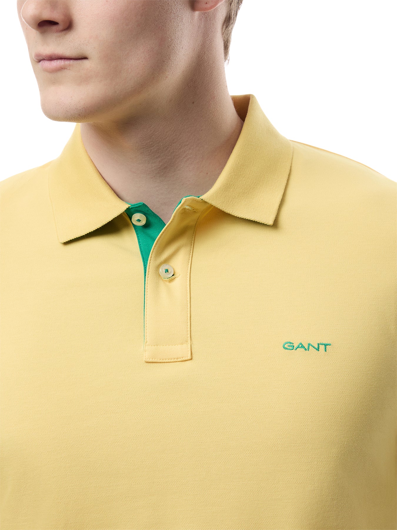 Contrast Piqué Polo Shirt