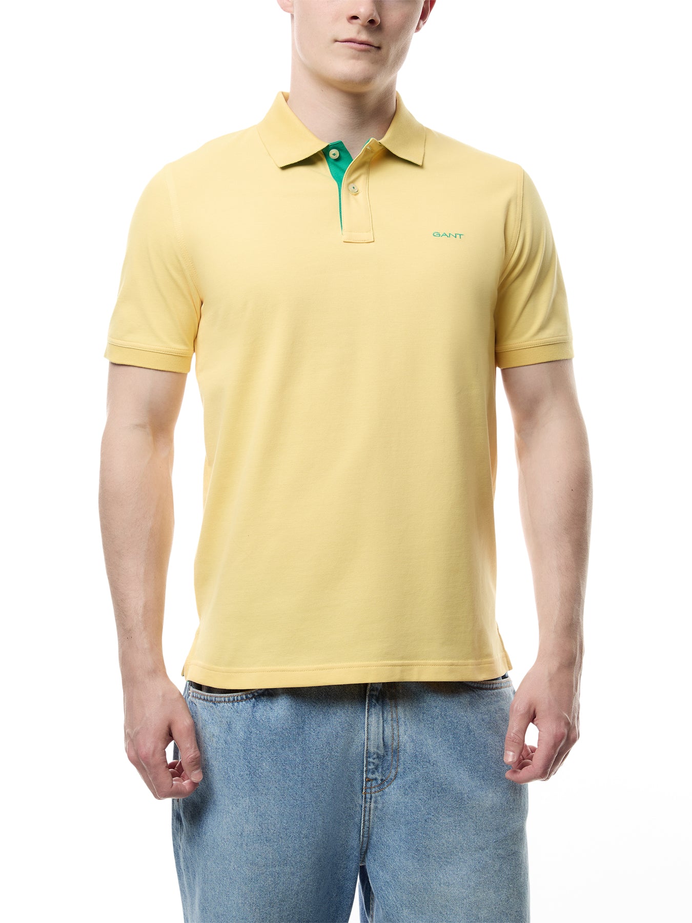 Contrast Piqué Polo Shirt