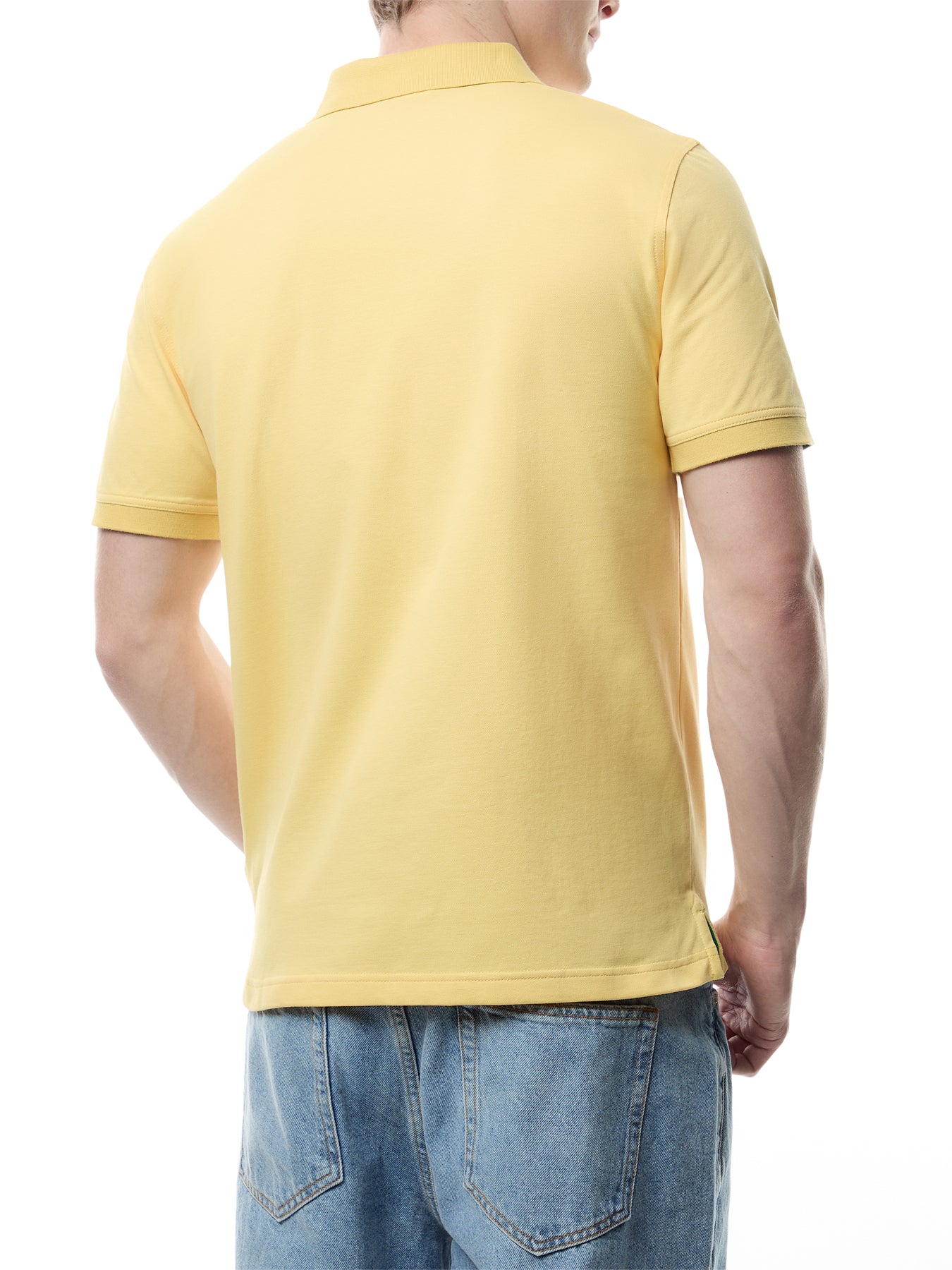 Contrast Piqué Polo Shirt