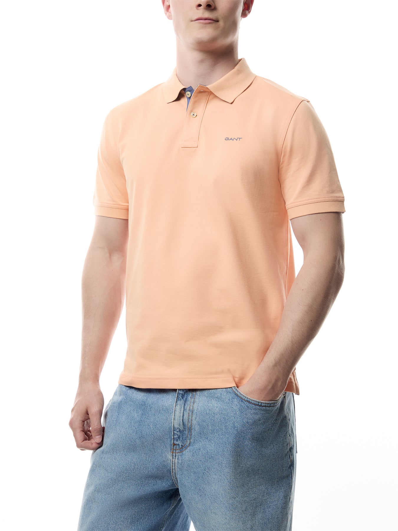 Contrast Piqué Polo Shirt