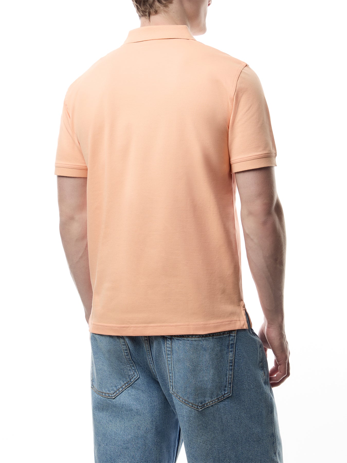 Contrast Piqué Polo Shirt