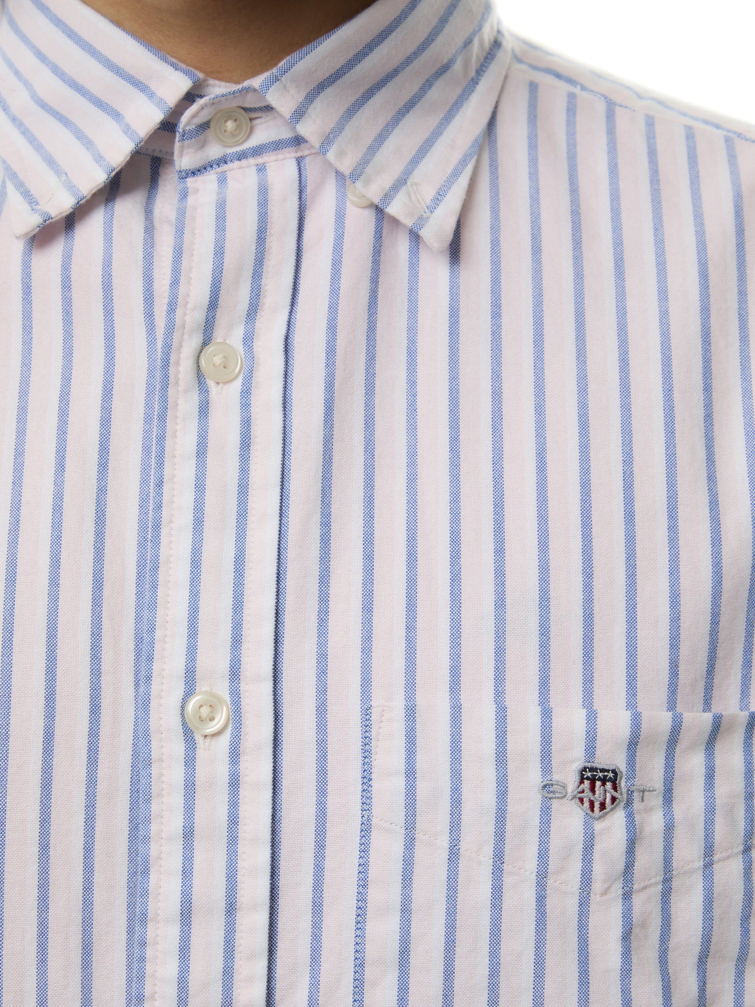 Classic Regular Fit Striped Poplin Shirt