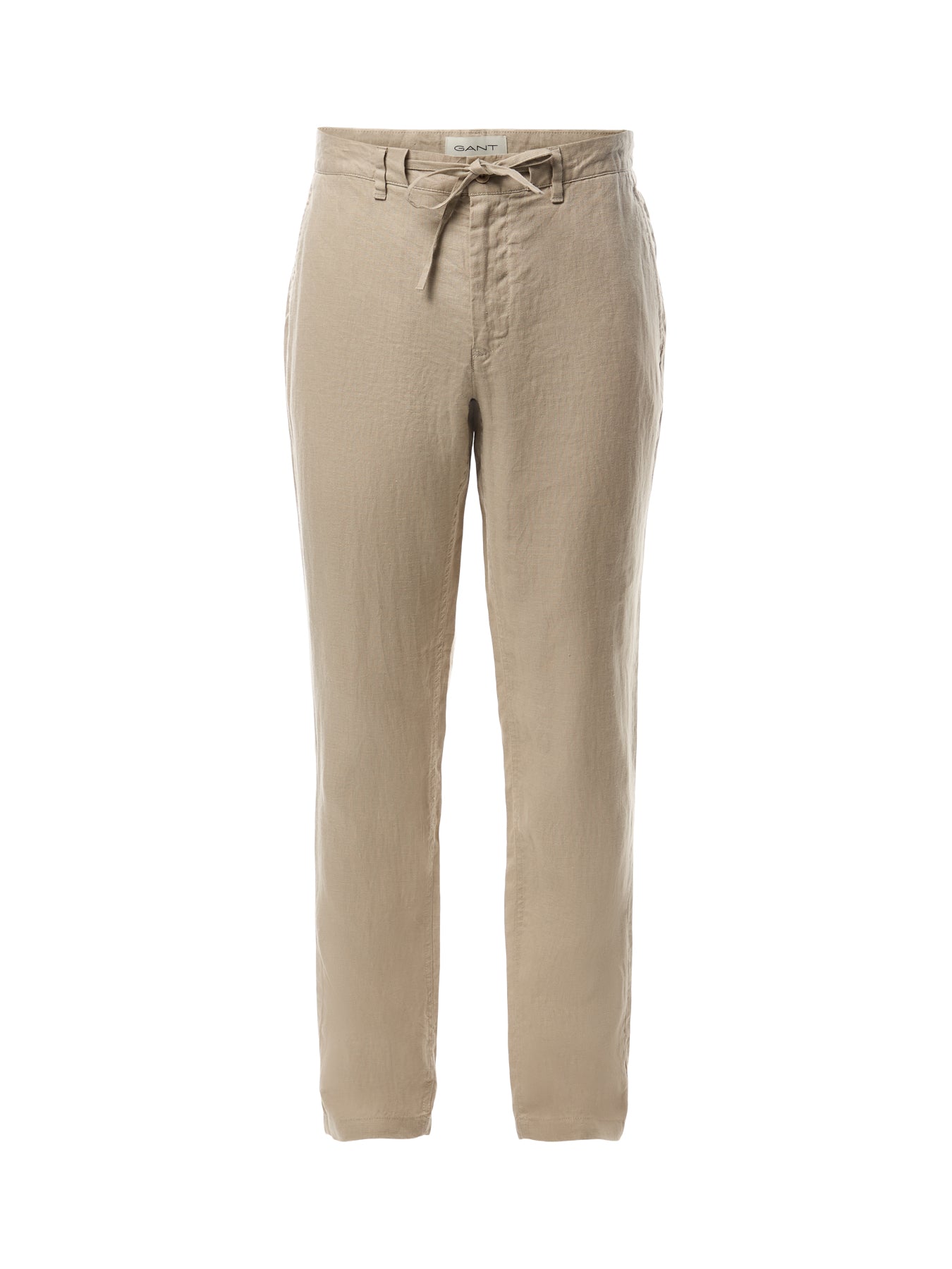Relaxed Fit Linen Drawstring Pants