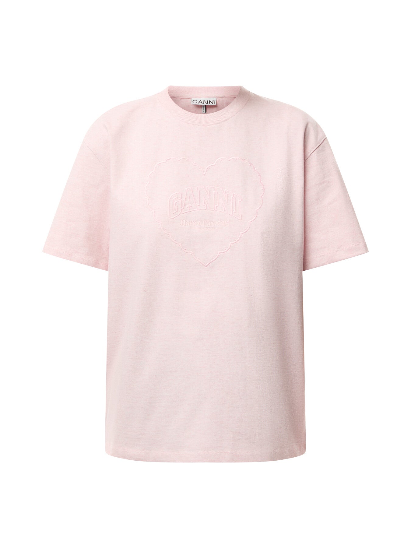 Heavy Cotton Drop Shoulder Heart T-Shirt