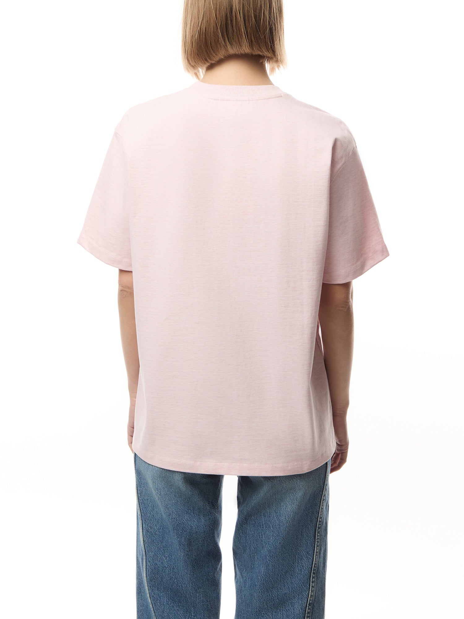 Heavy Cotton Drop Shoulder Heart T-Shirt