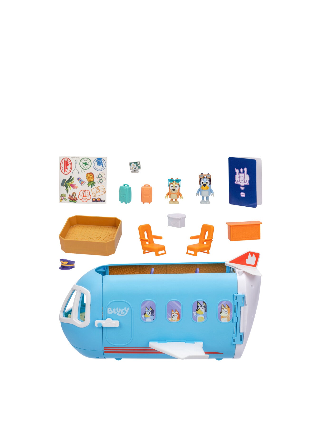 Bluey Holiday 3-in-1 Airplane