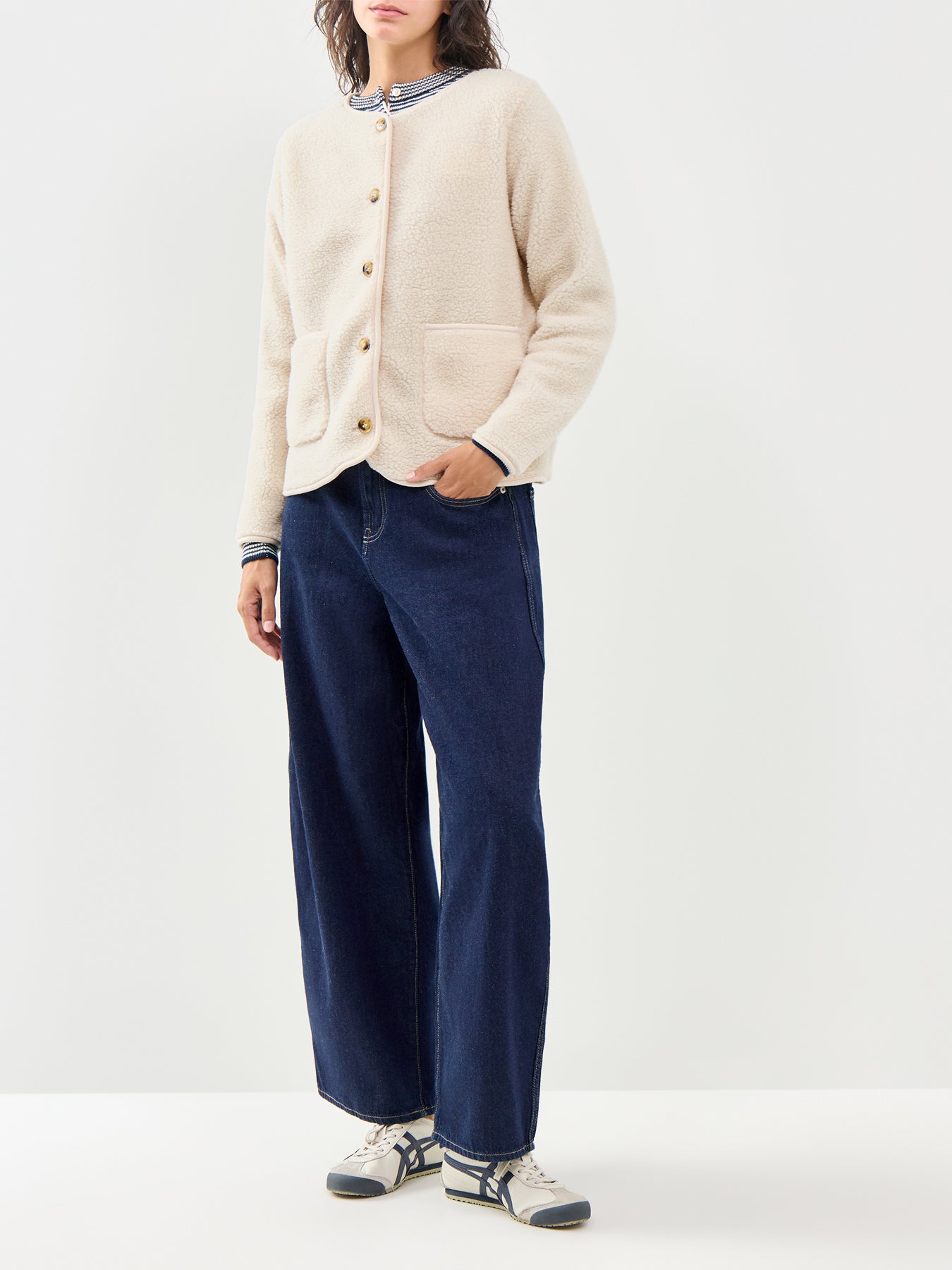 Onyx Teddy Jacket Cream