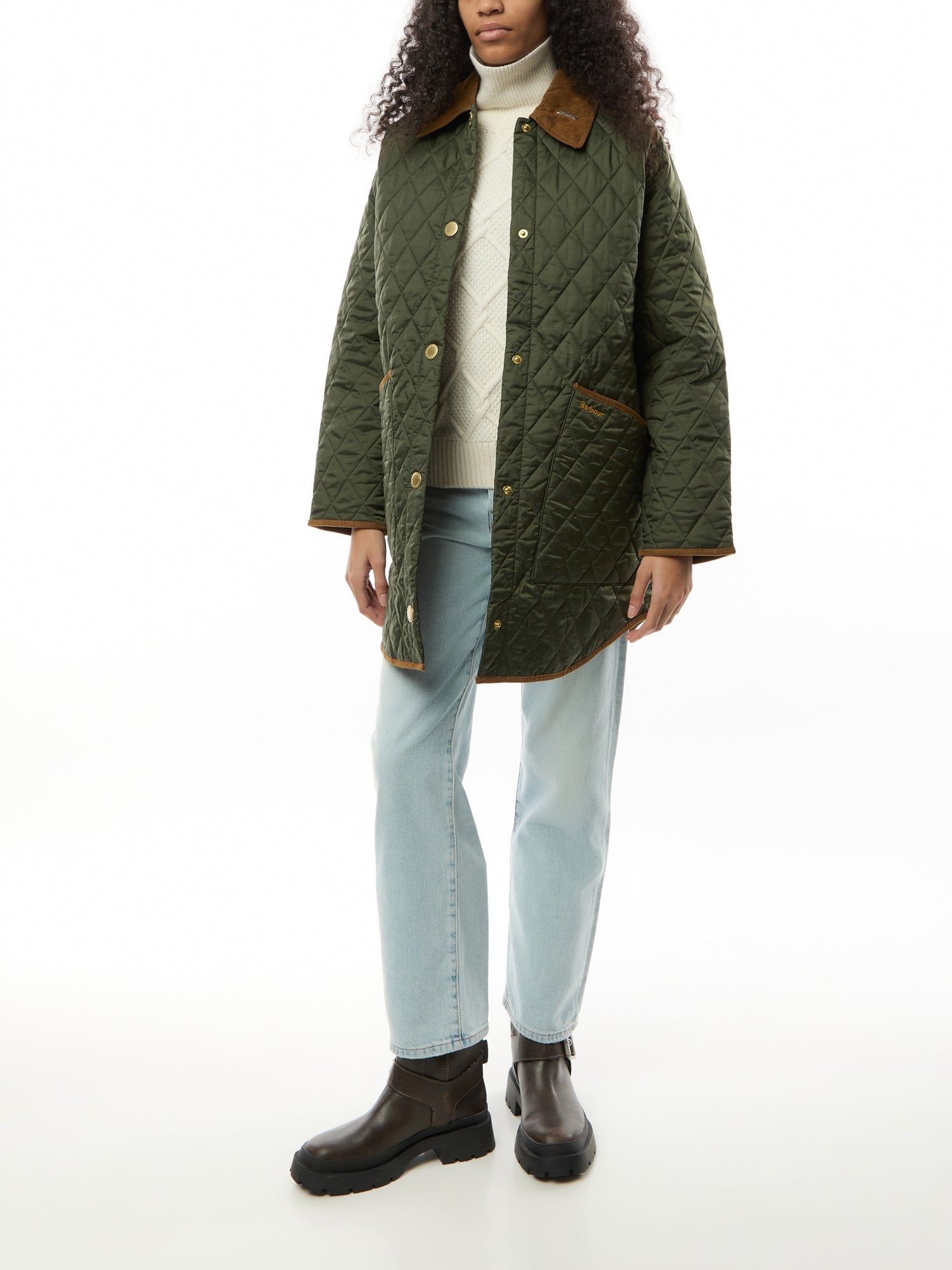 Womens Barbour OS Liddesdale Coat