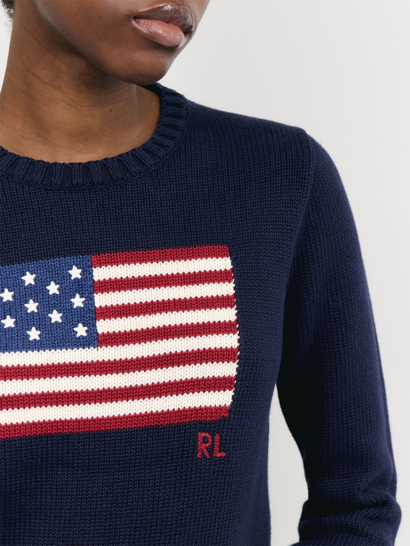 Flag Long Sleeve Pullover