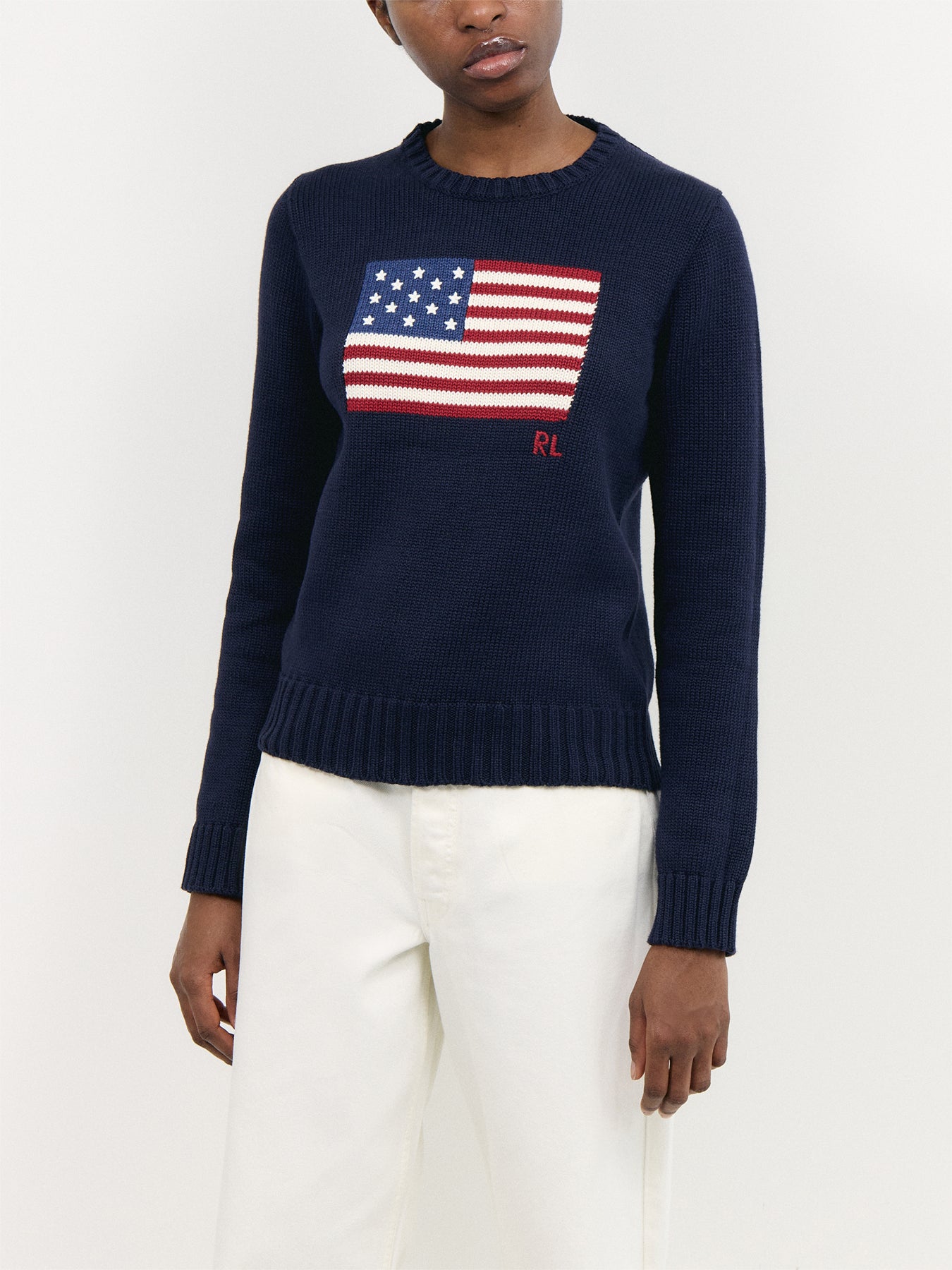 Flag Long Sleeve Pullover