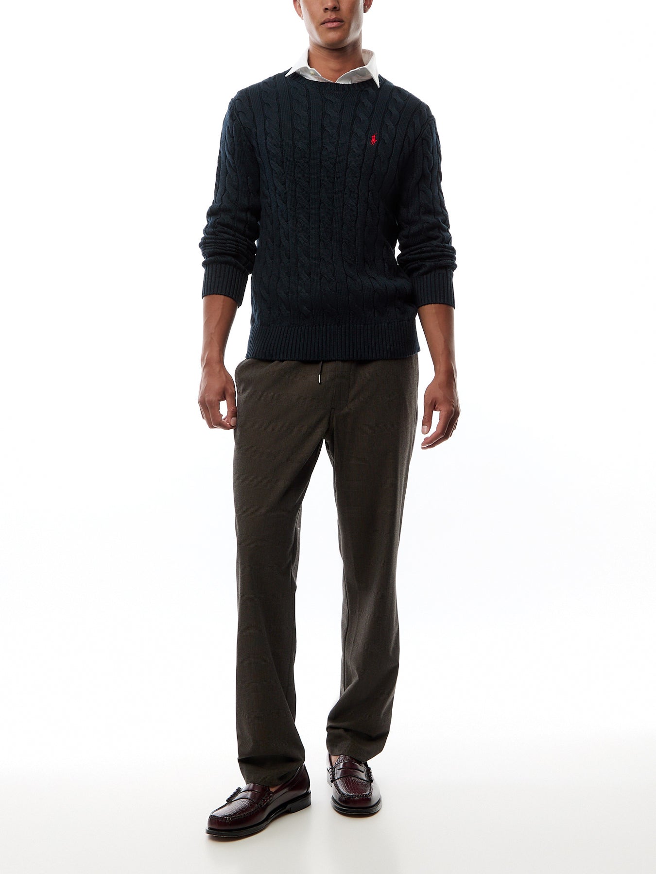 Roving Cable Knit Sweater