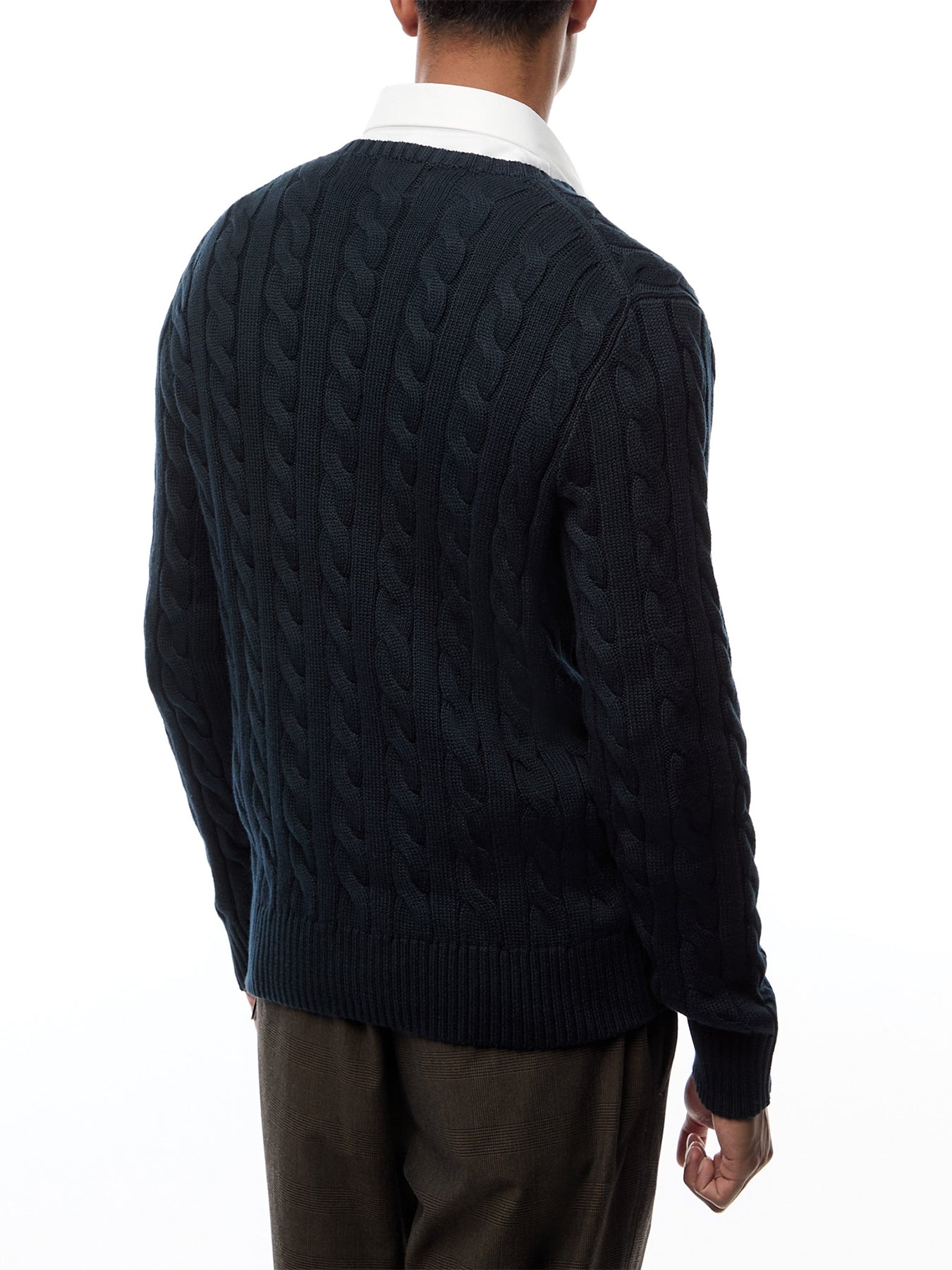 Roving Cable Knit Sweater