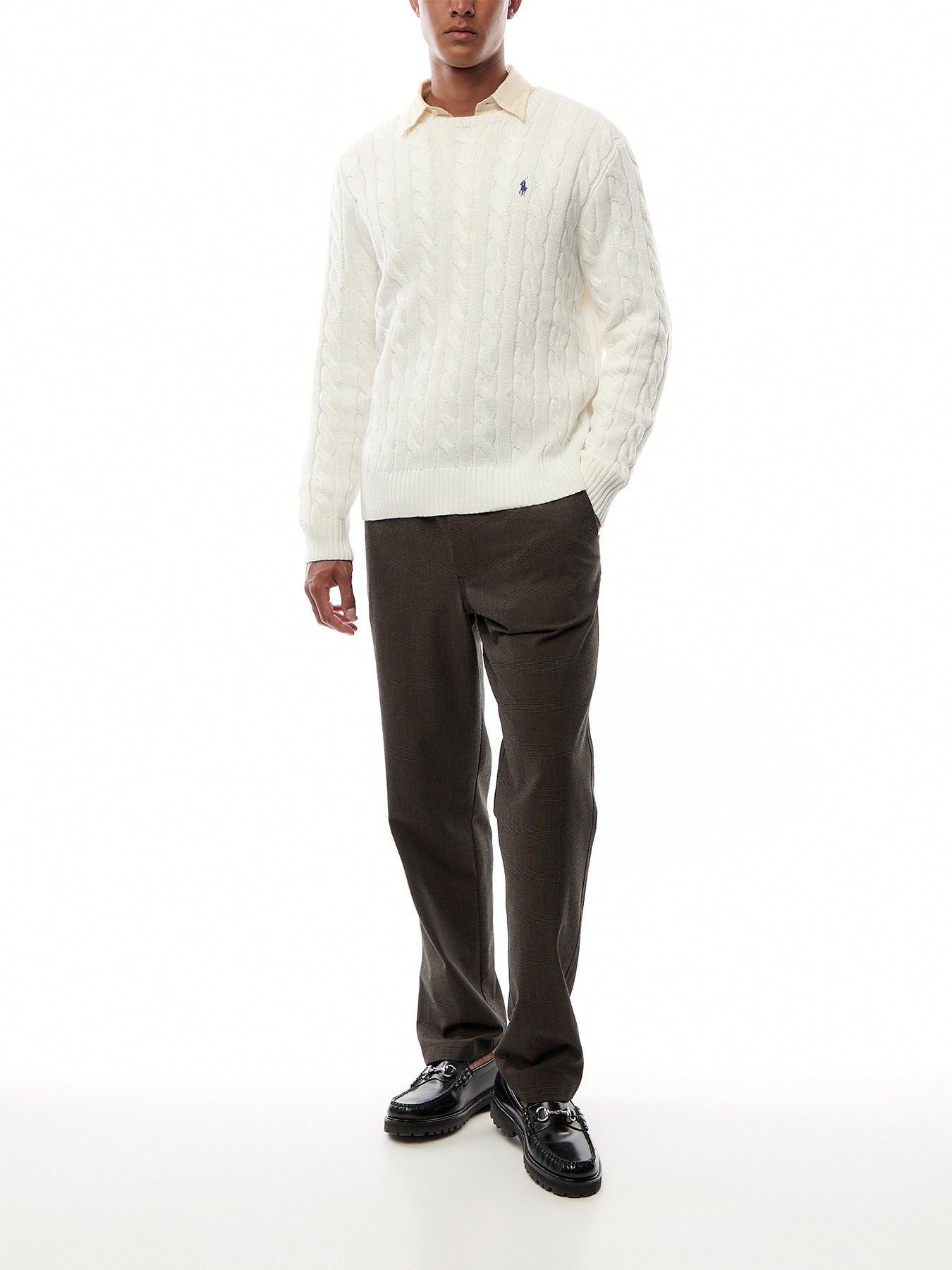 Roving Cable Knit Sweater