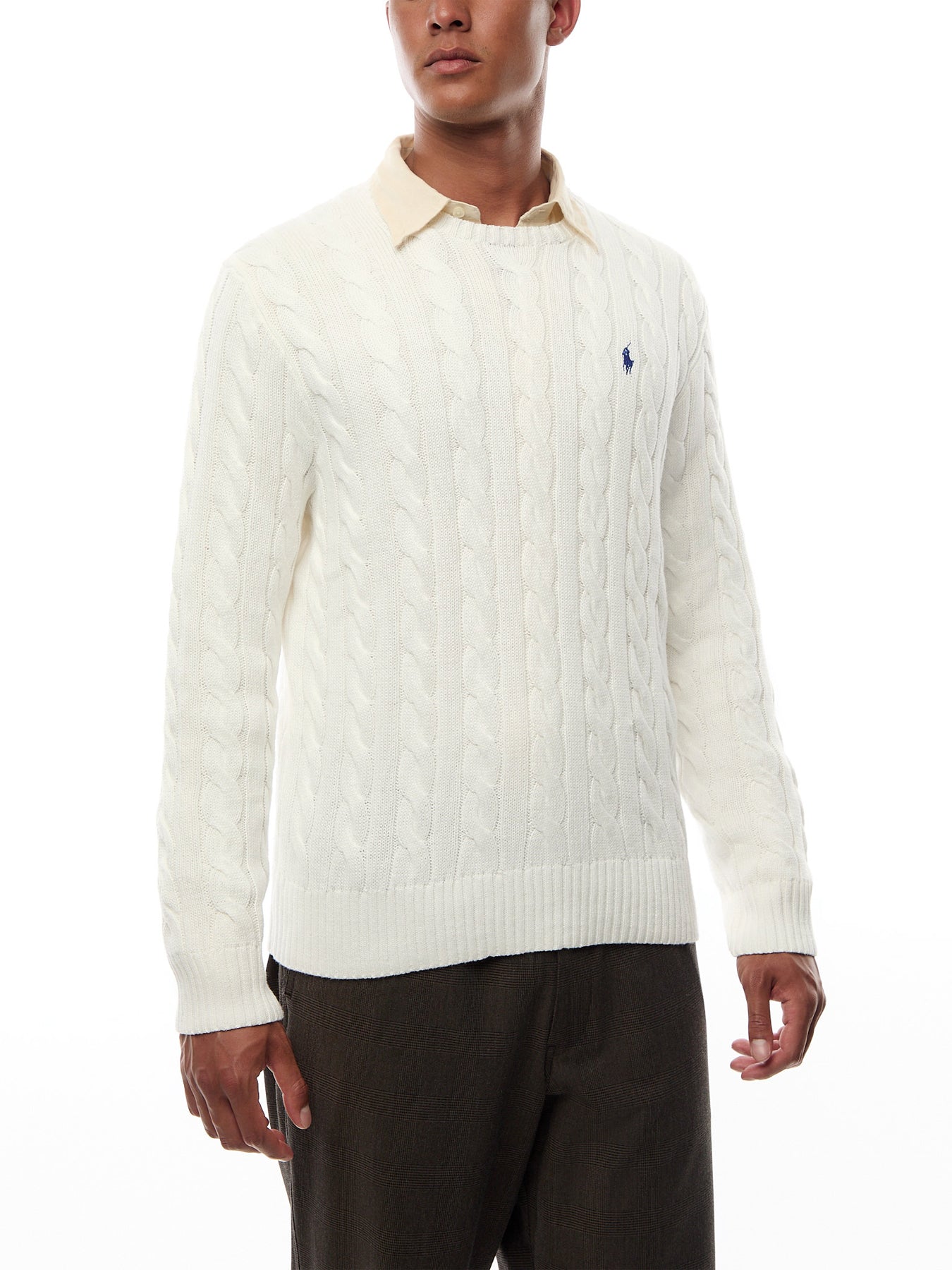 Roving Cable Knit Sweater