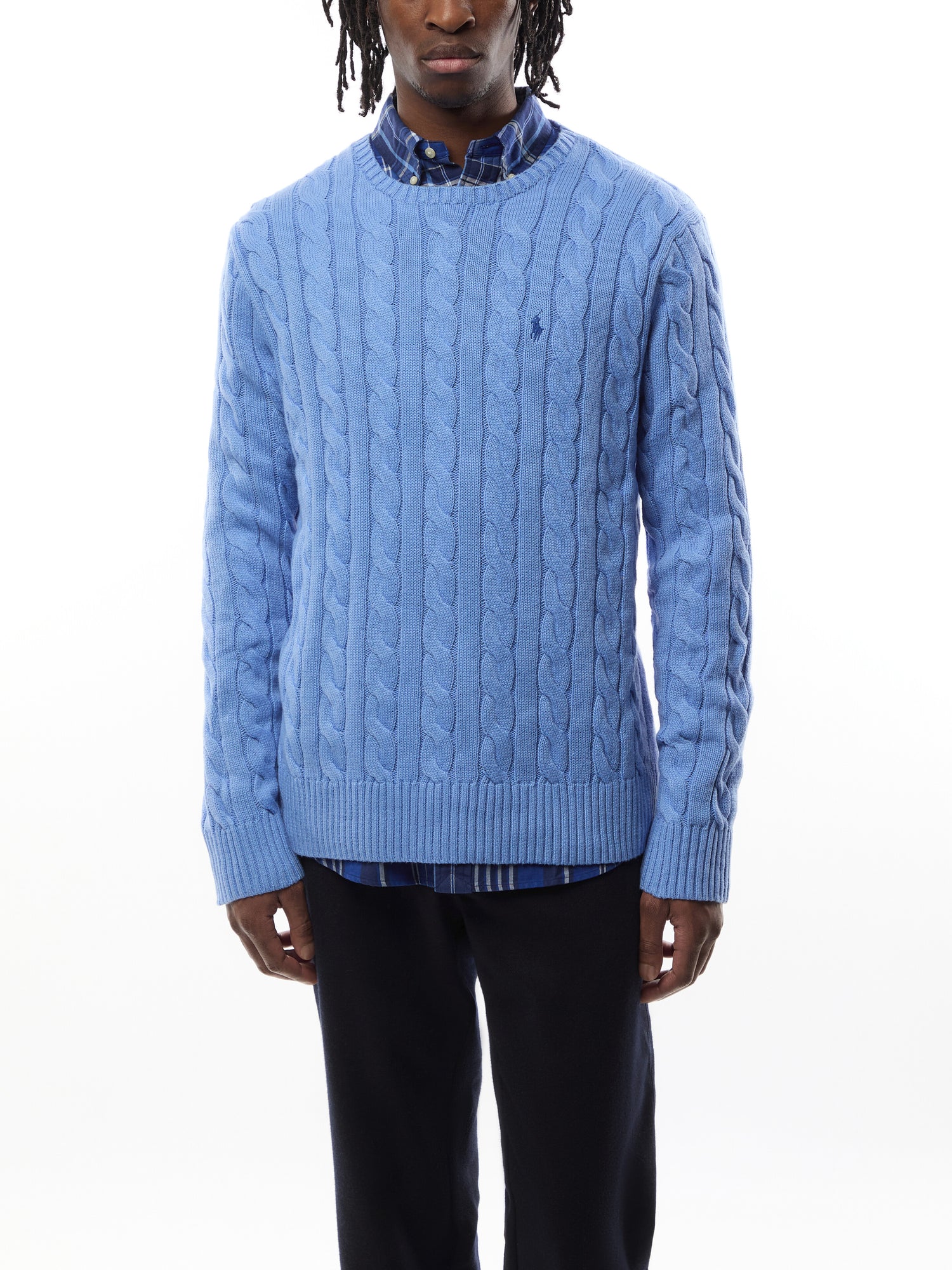 Roving Cable Knit Sweater