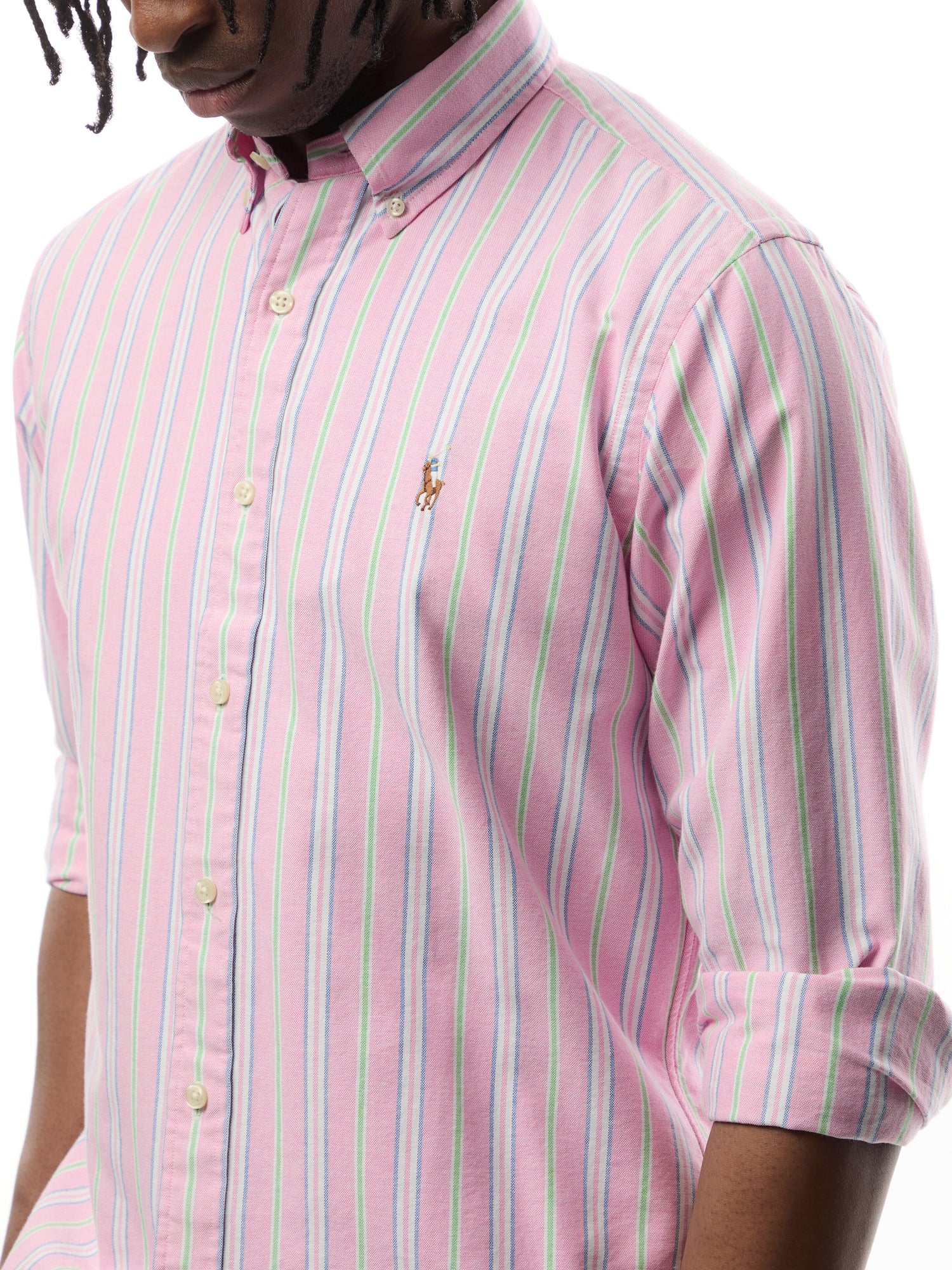 Custom Fit Oxford Stripe Shirt