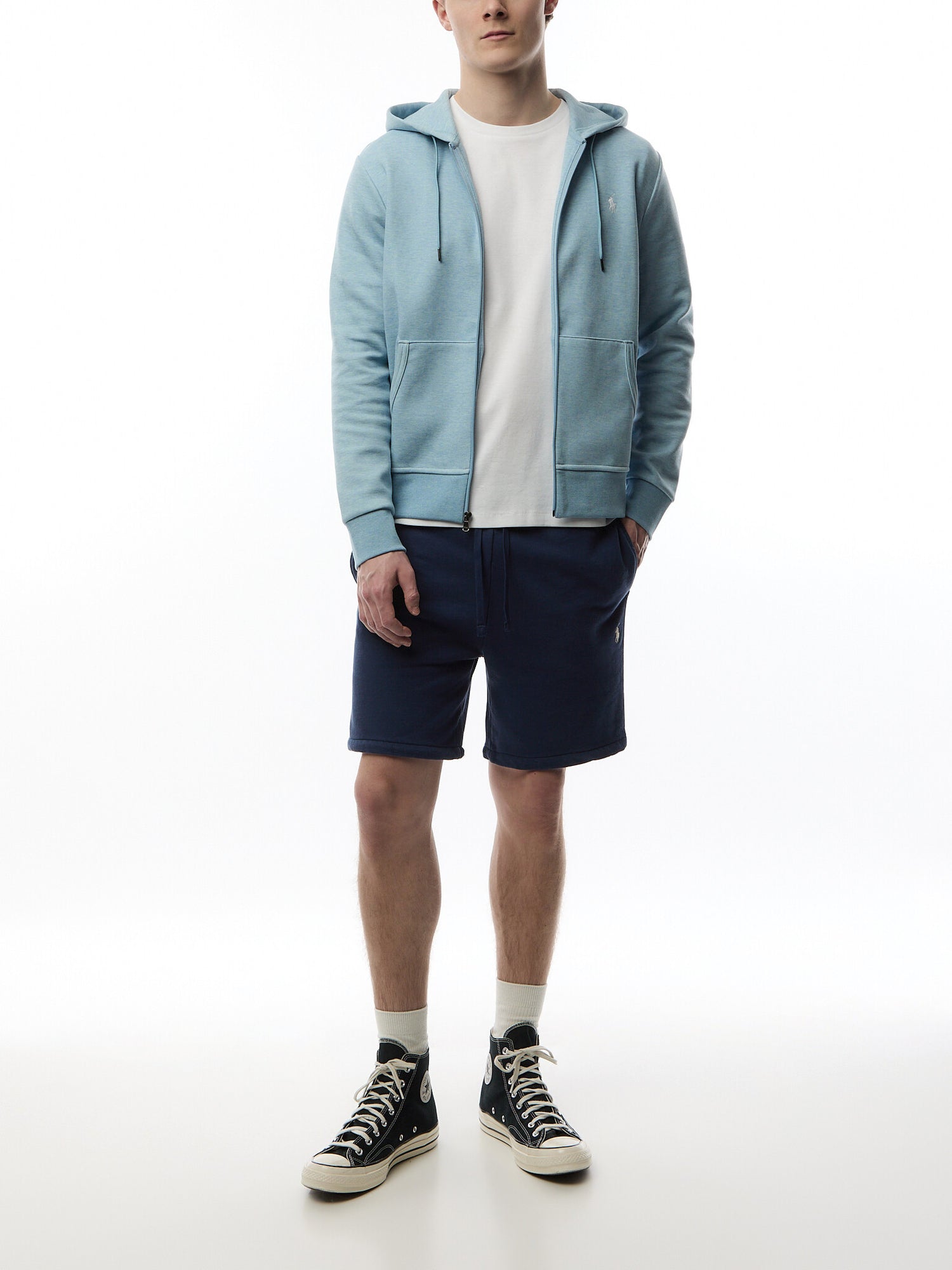 Double Knit Zip Up Hoodie