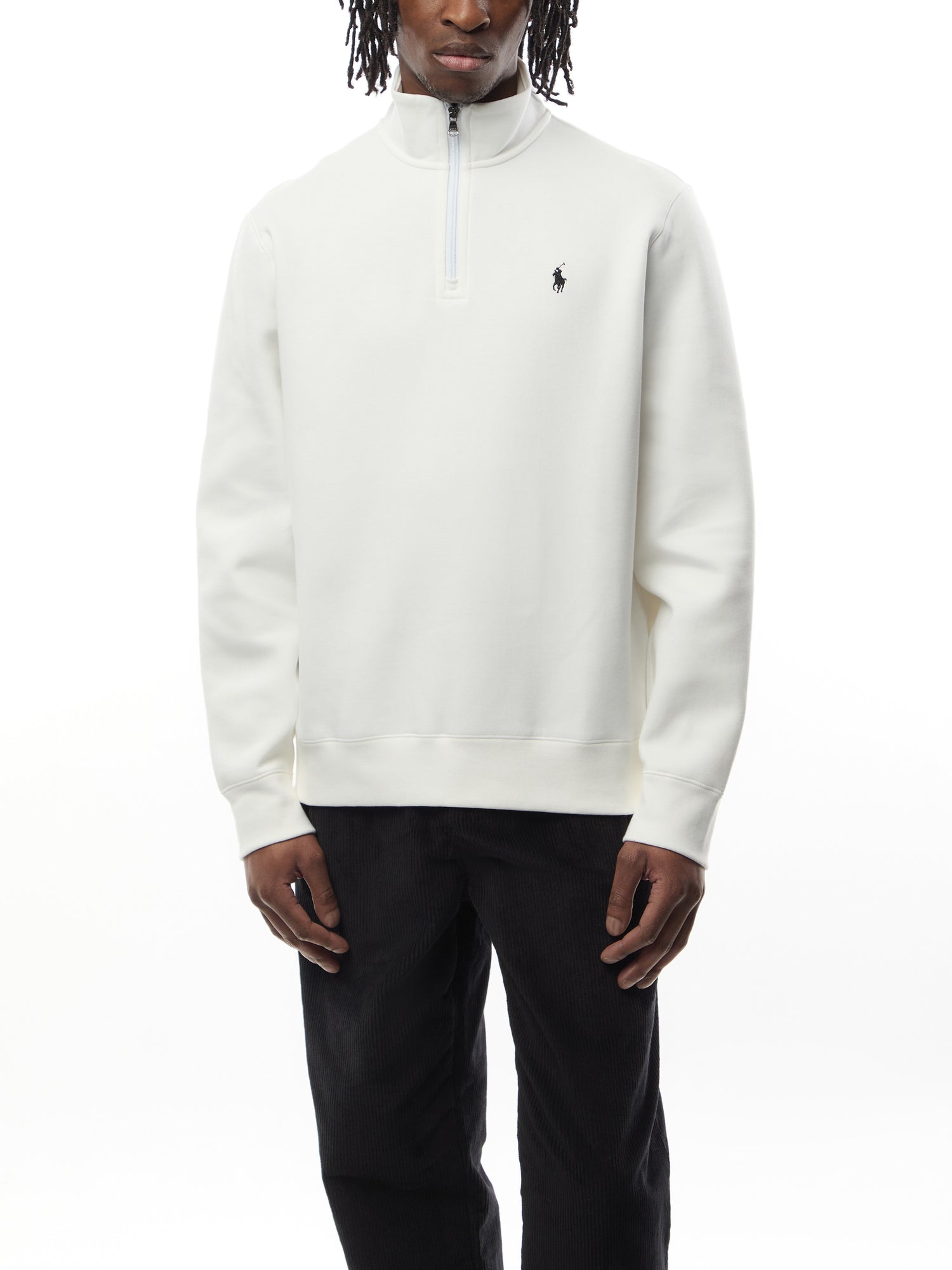 Double Knit Quarter Zip Sweatshirt