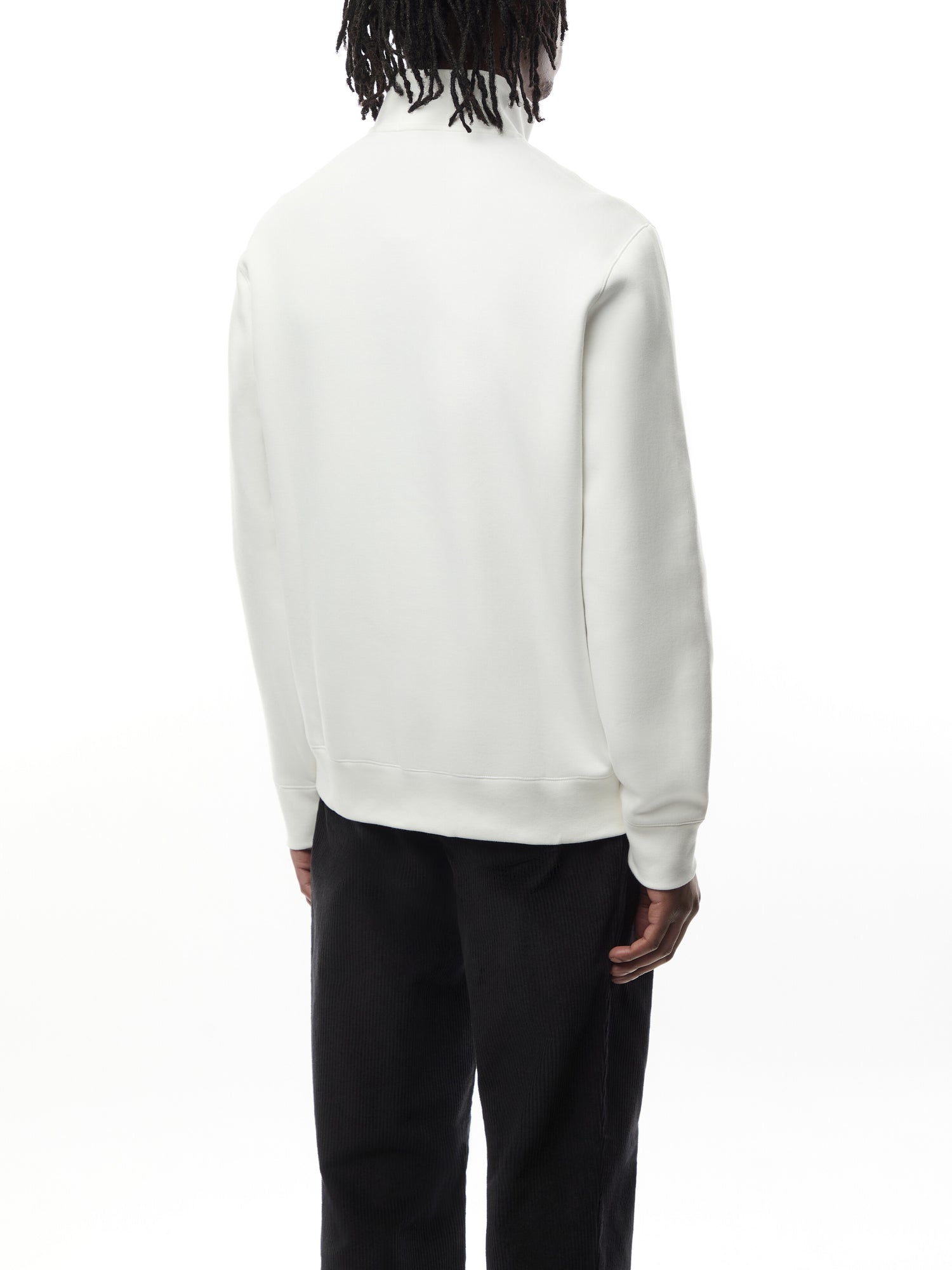 Double Knit Quarter Zip Sweatshirt