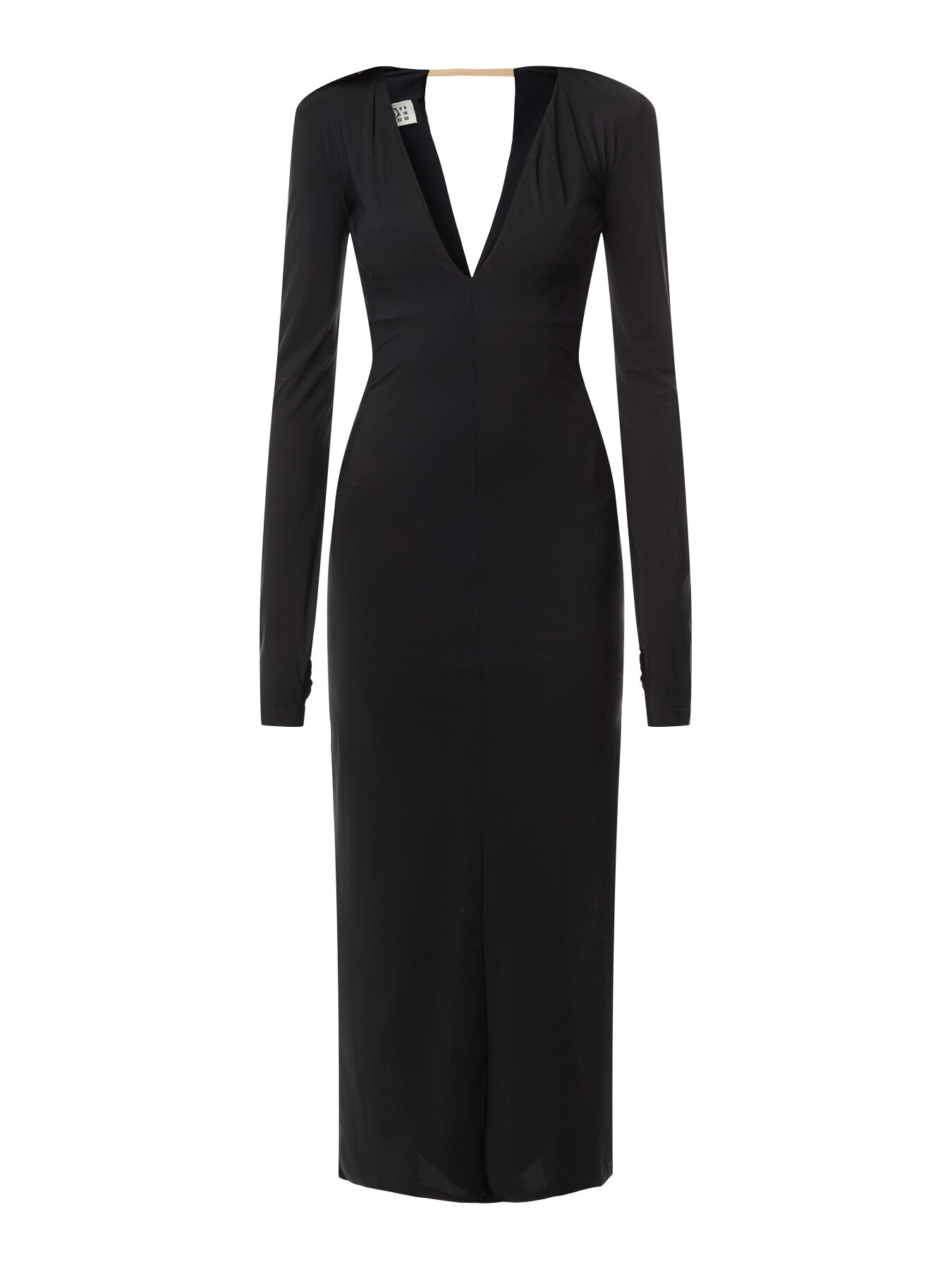 Plunge Neck Maxi Dress