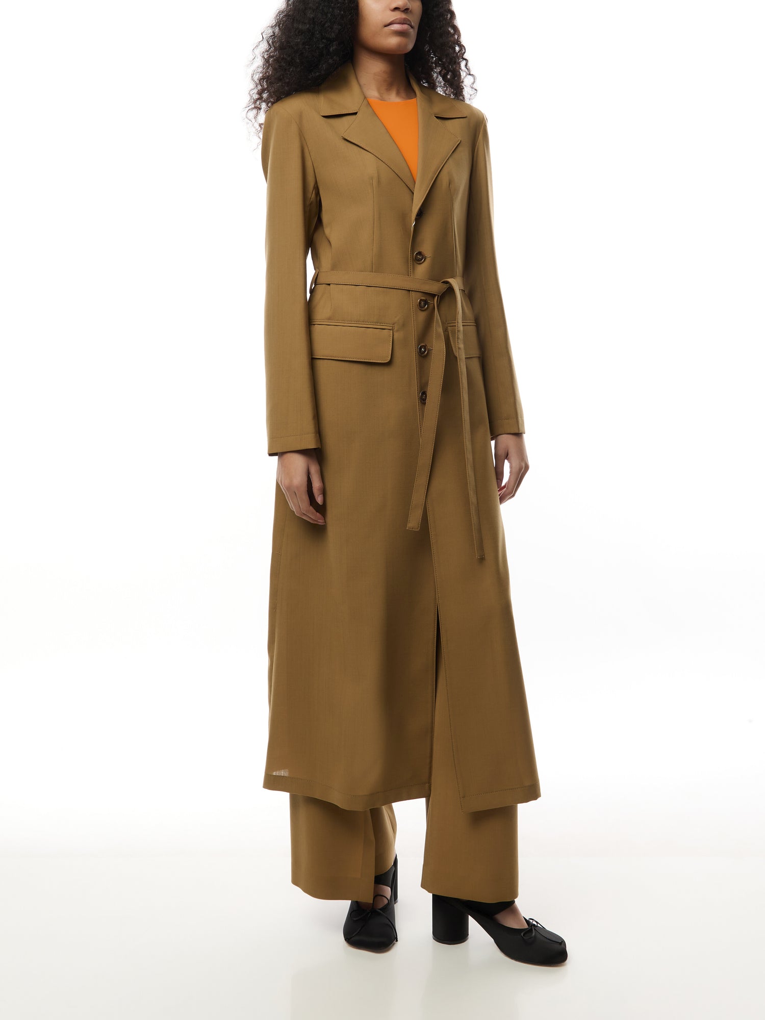 Belted Long Coat